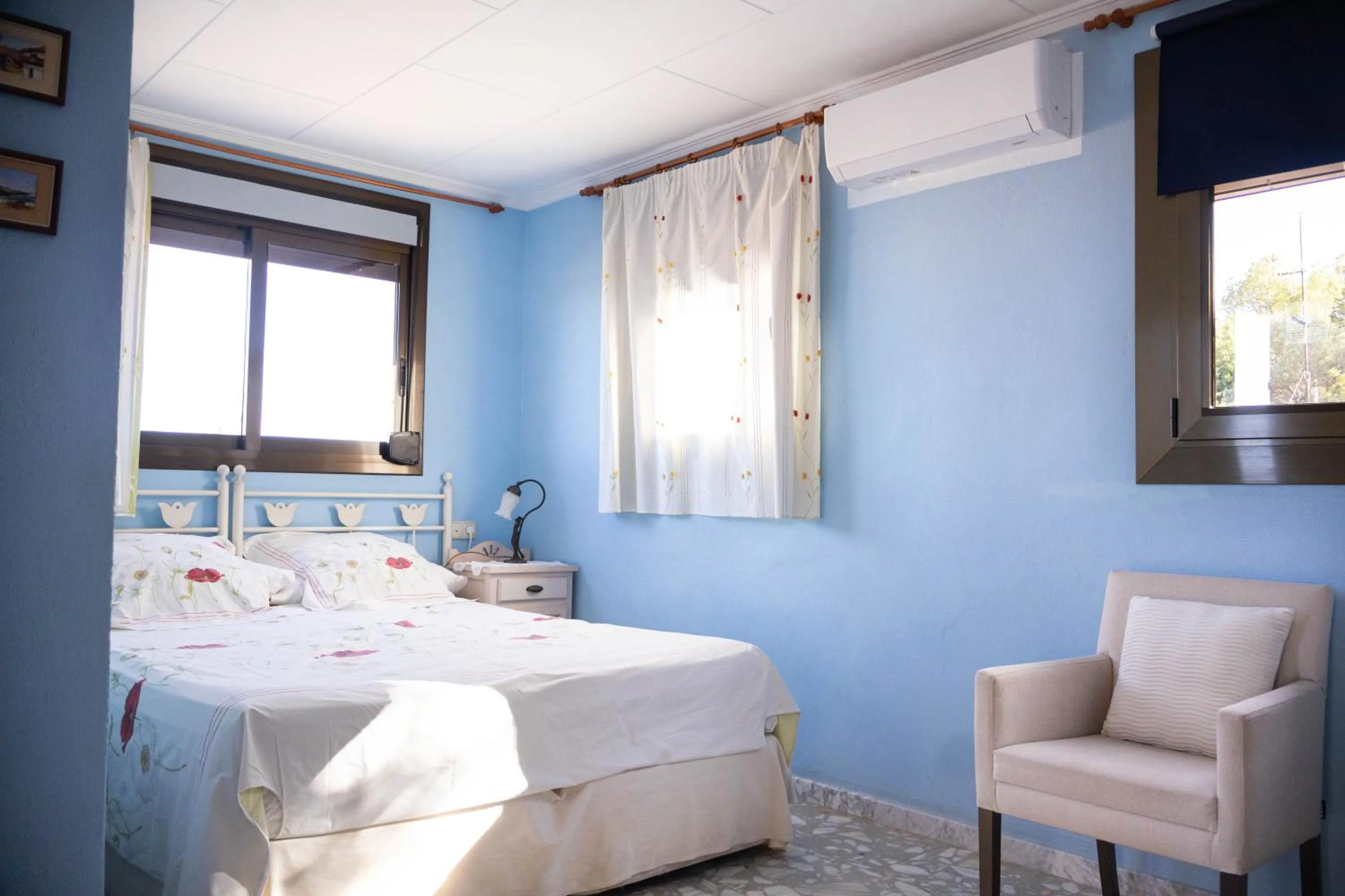 Bedroom, Bed in Casa Rural La Torreta