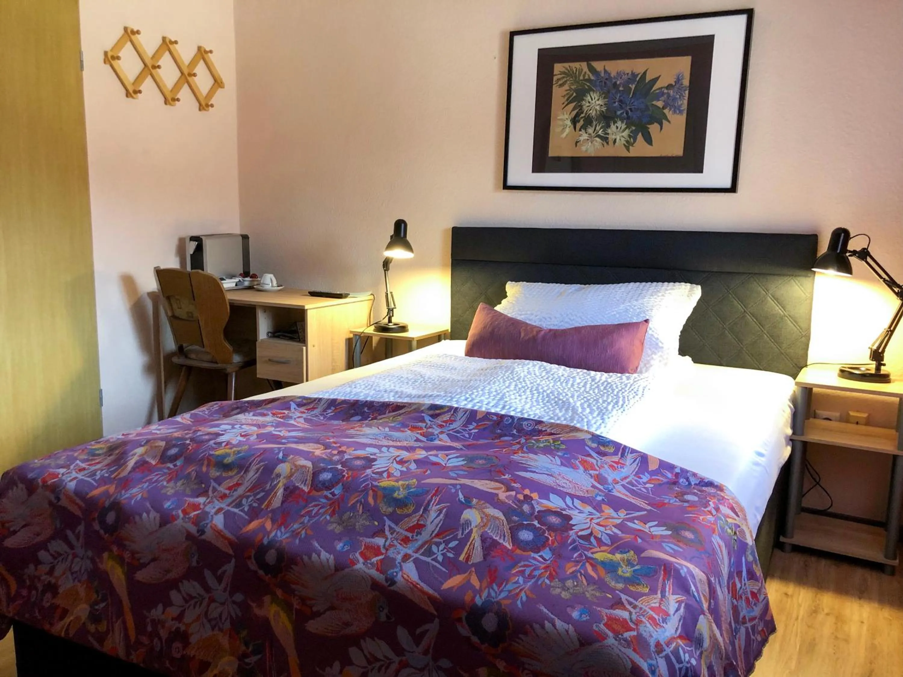 Bed in Hotel Restaurant Denis