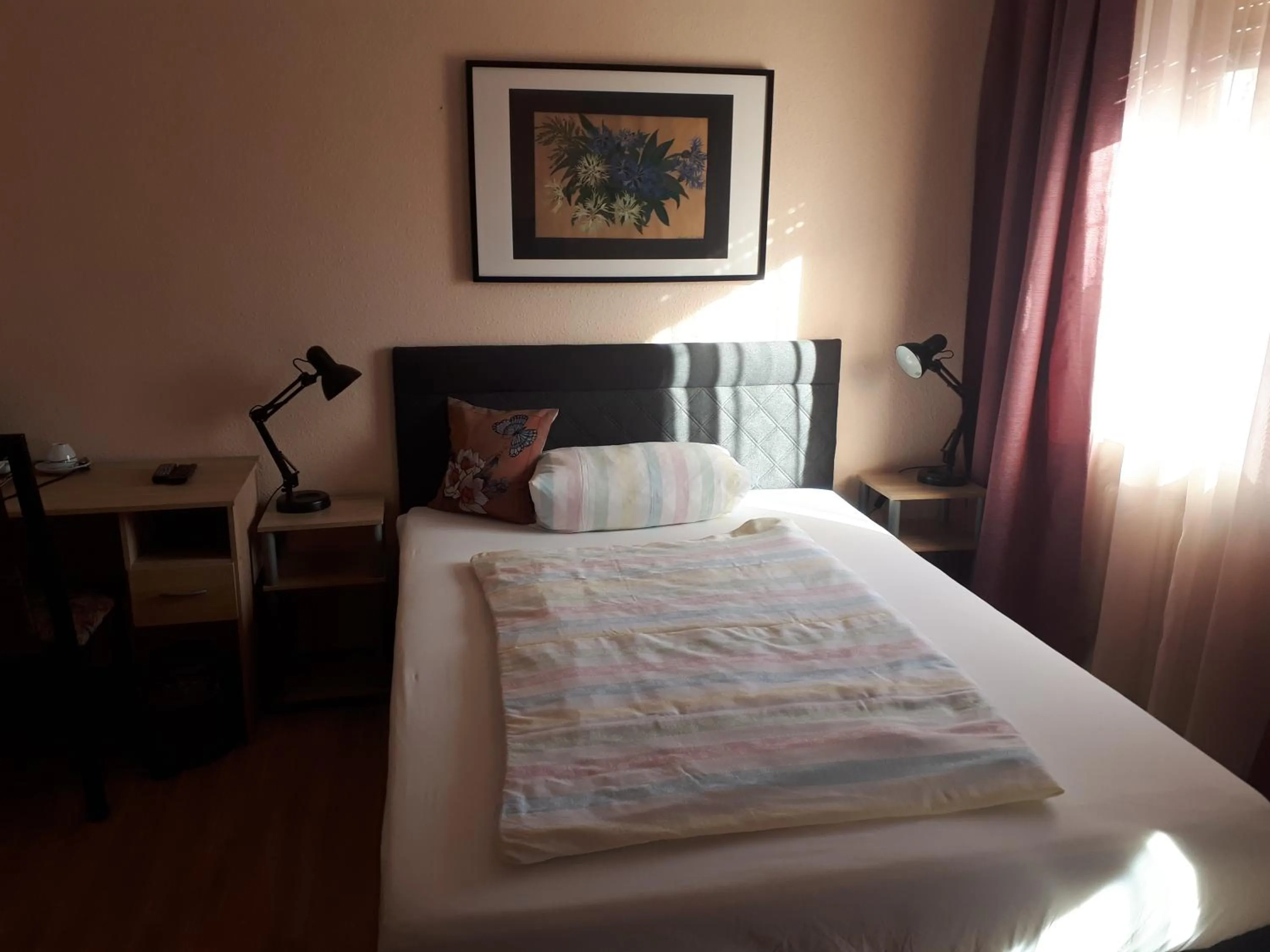 Bed in Hotel Restaurant Denis