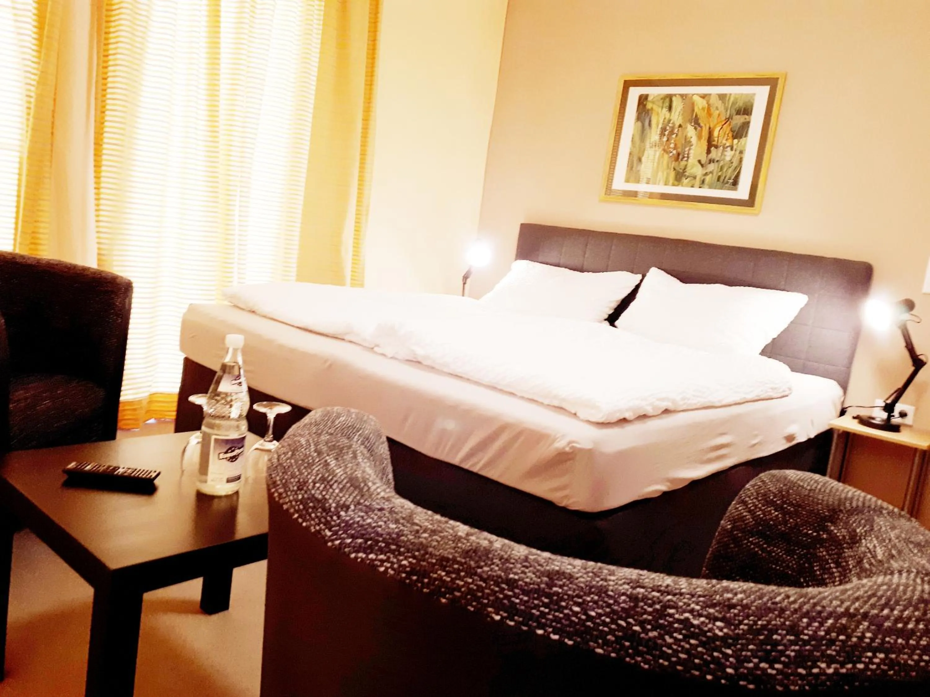 Bed in Hotel Restaurant Denis