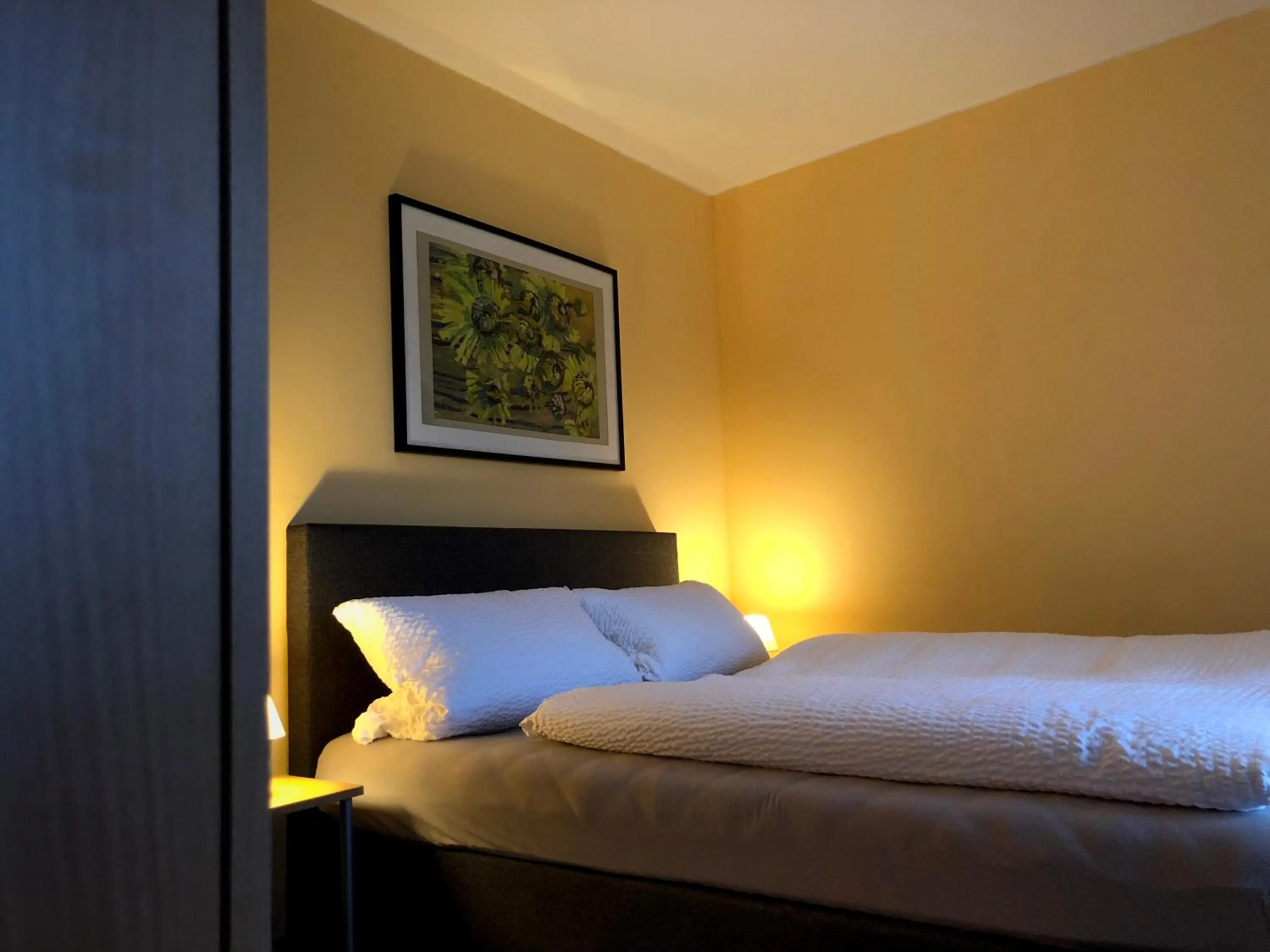 Bed in Hotel Restaurant Denis