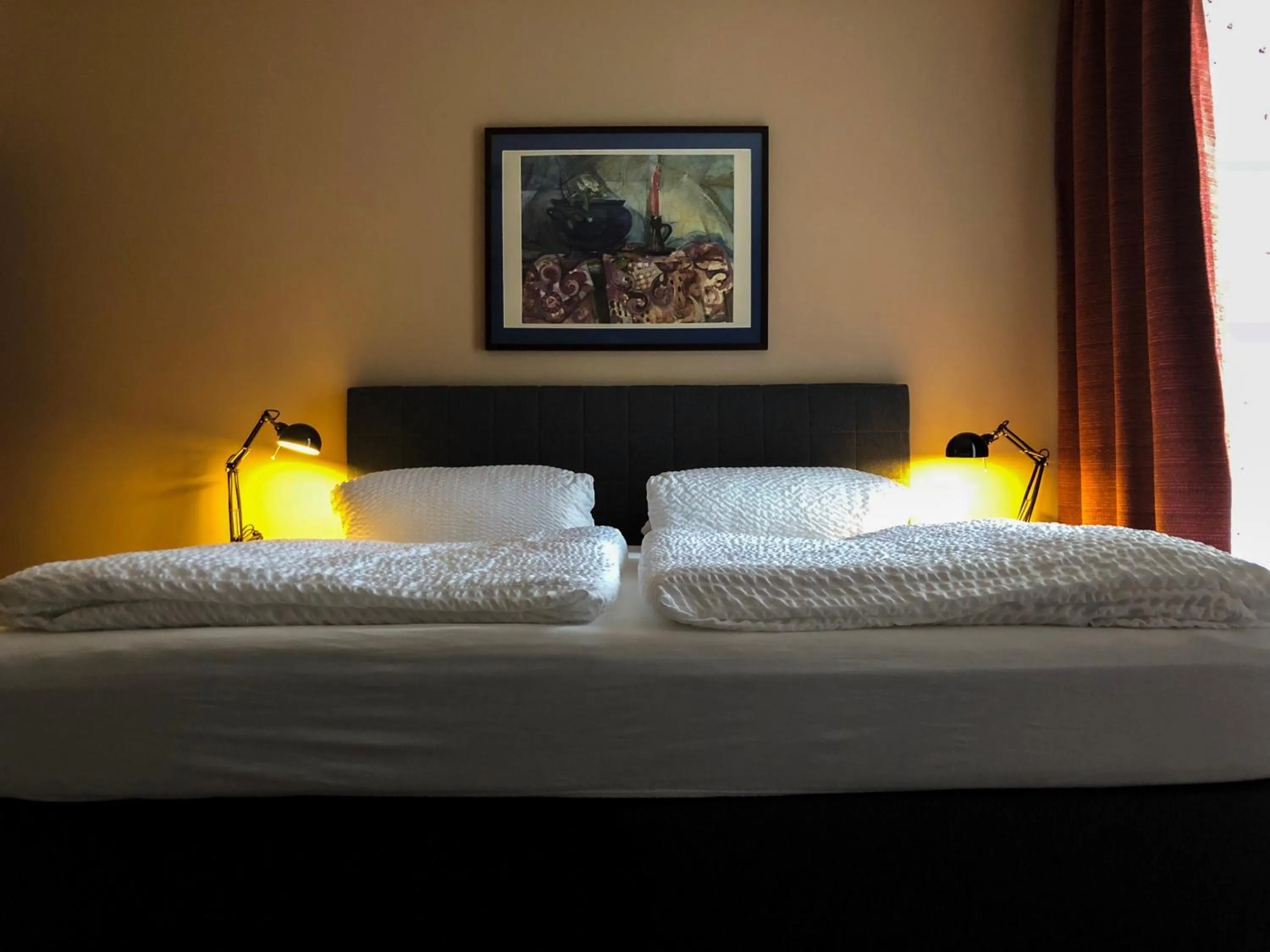 Bed in Hotel Restaurant Denis