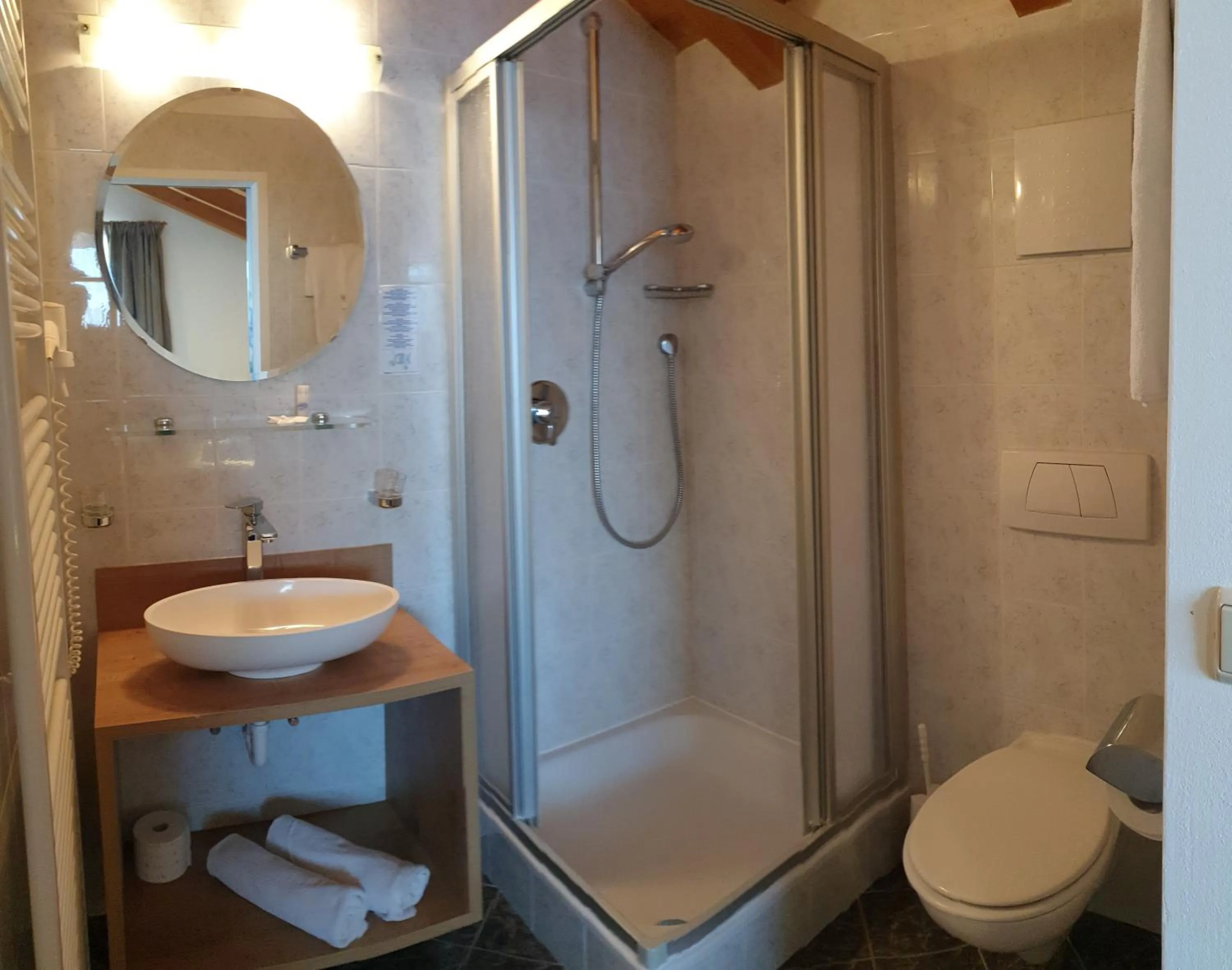 Shower in Pension Sonnenhof