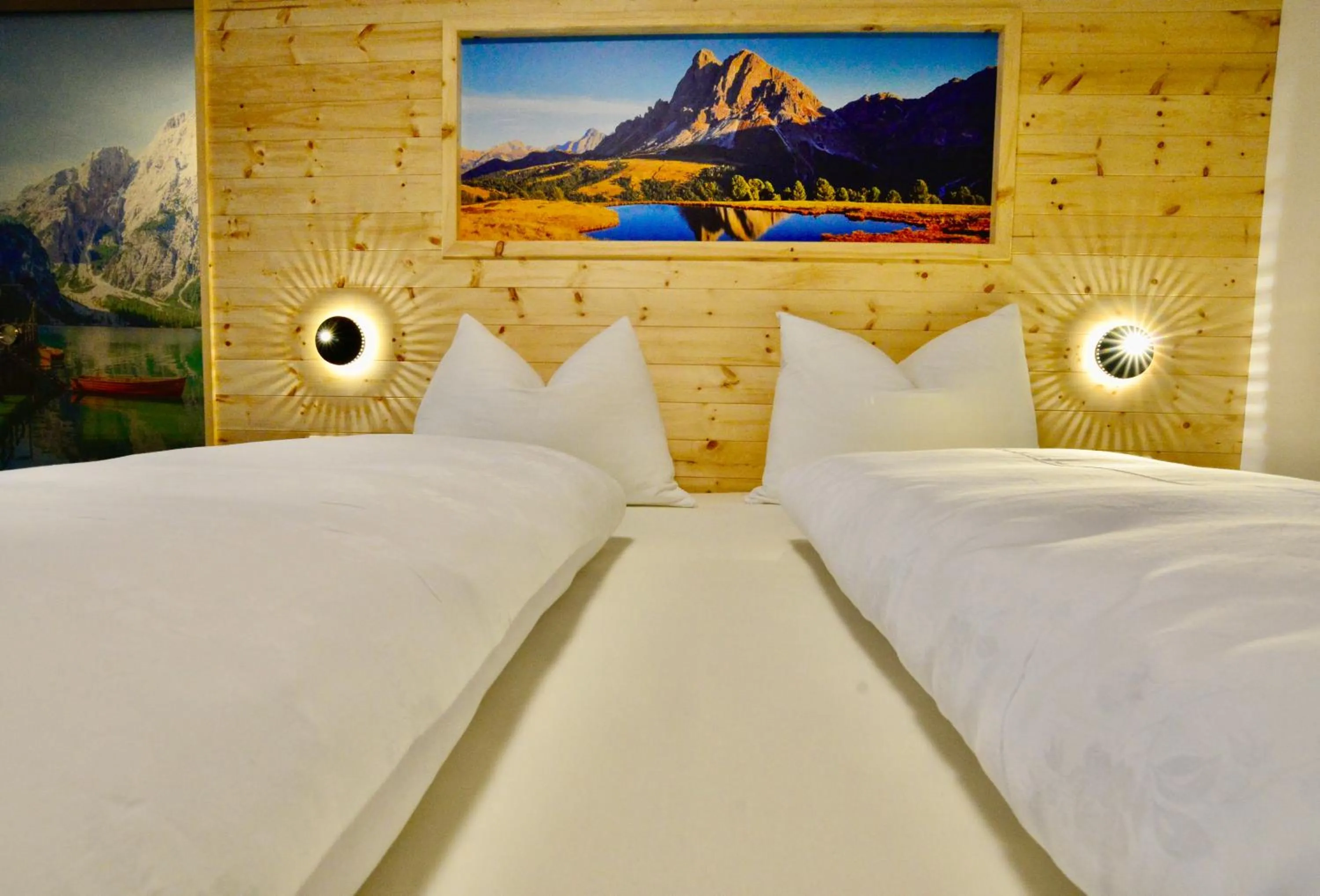 Bedroom, Bed in Pension Sonnenhof