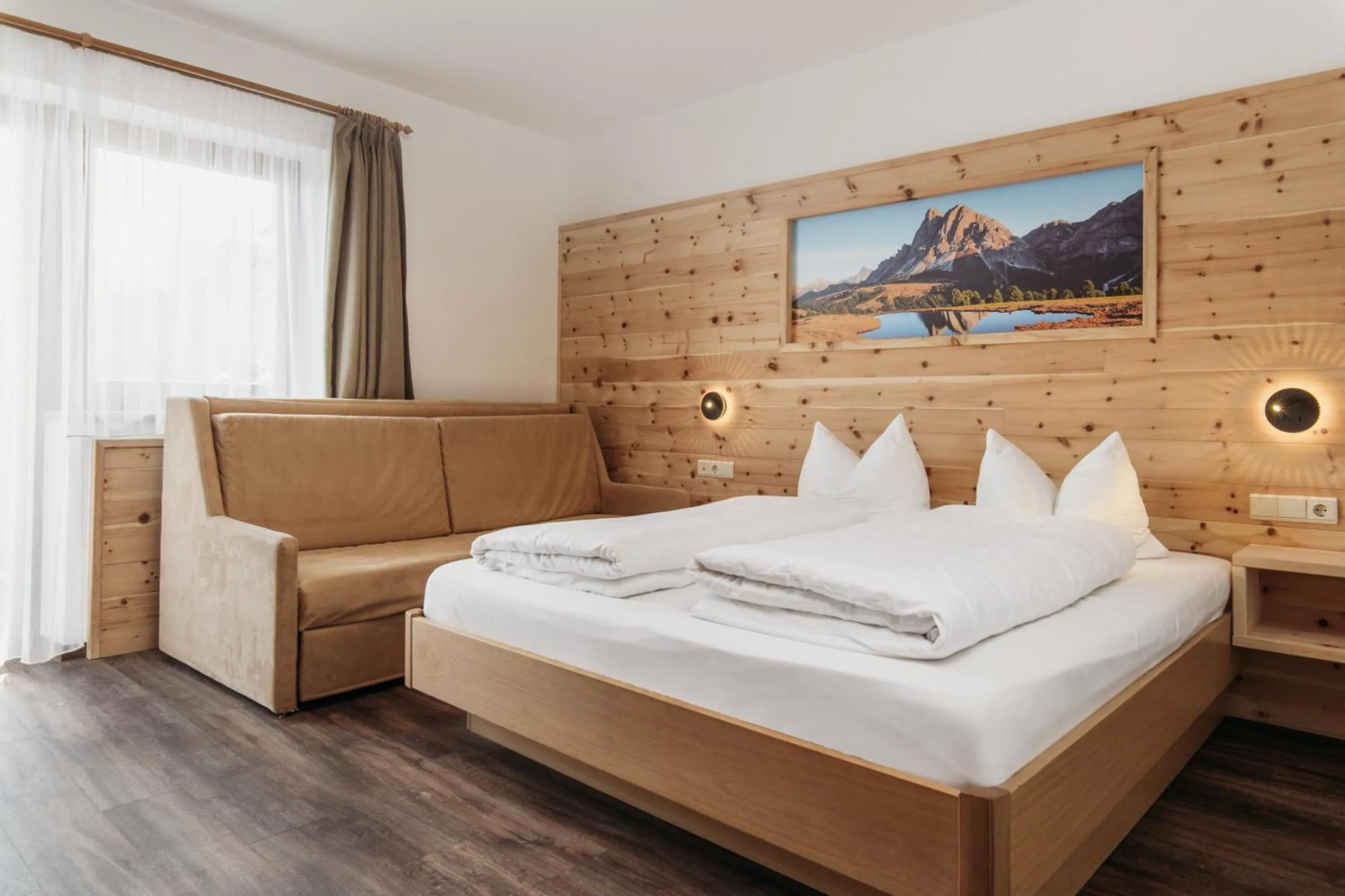 Bed in Pension Sonnenhof