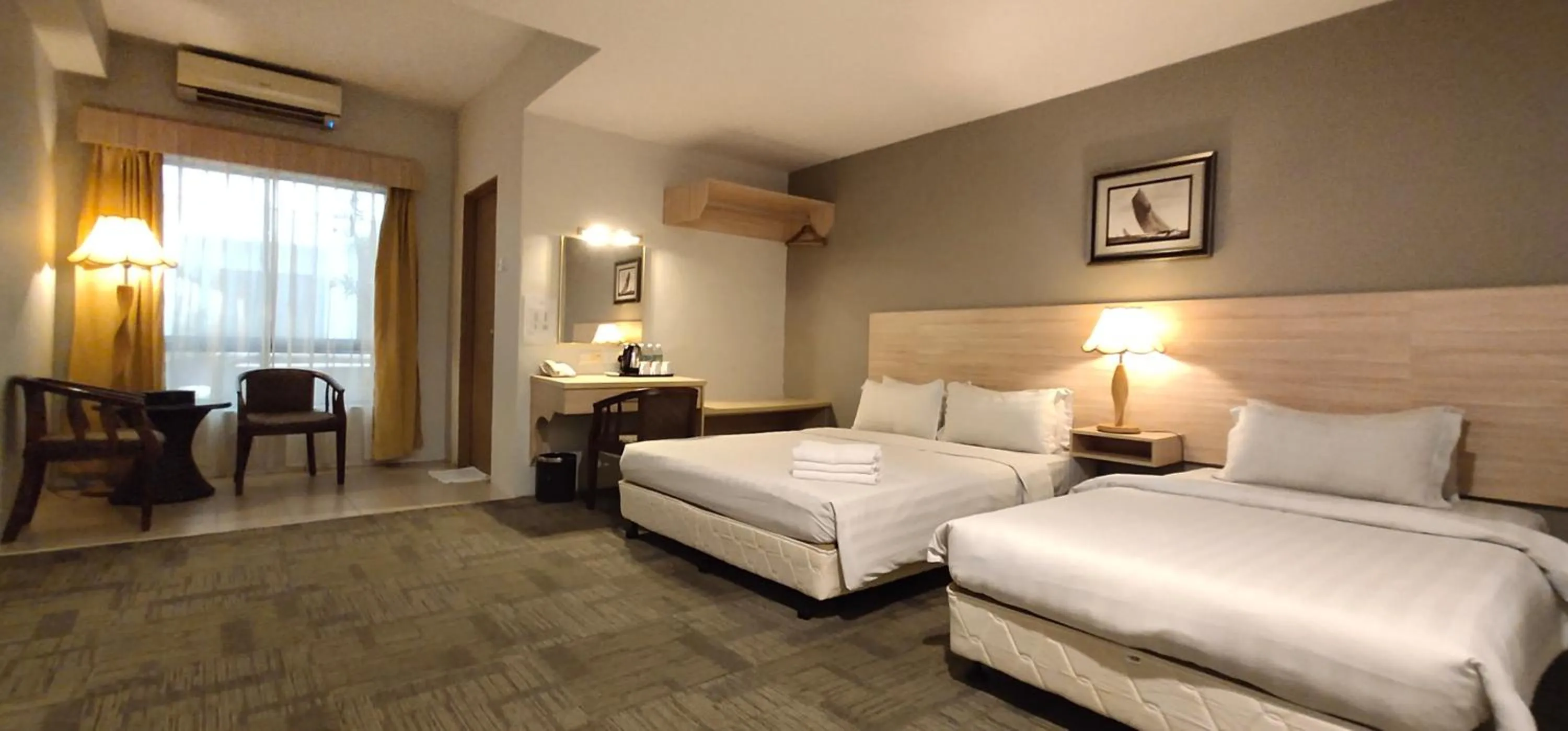 Bed in Prima Hotel Melaka