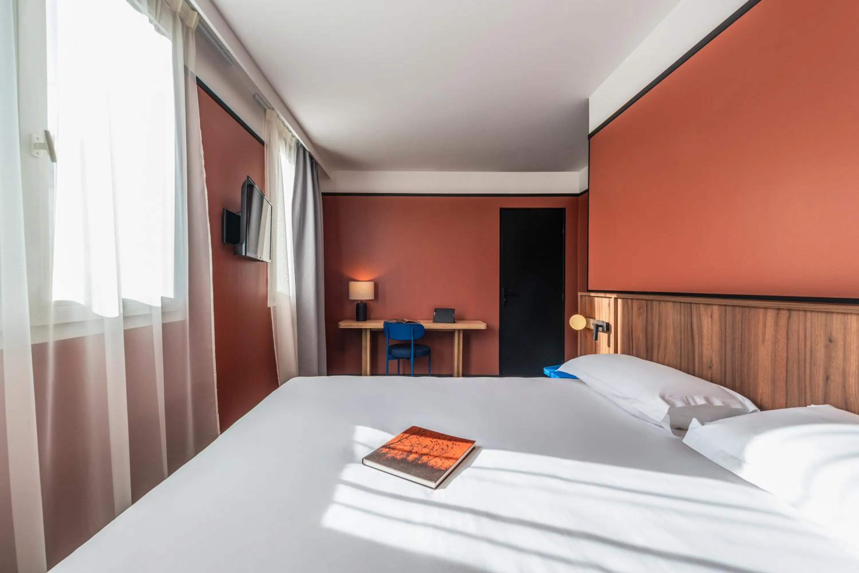 Bedroom, Bed in Hotel Le Lumière