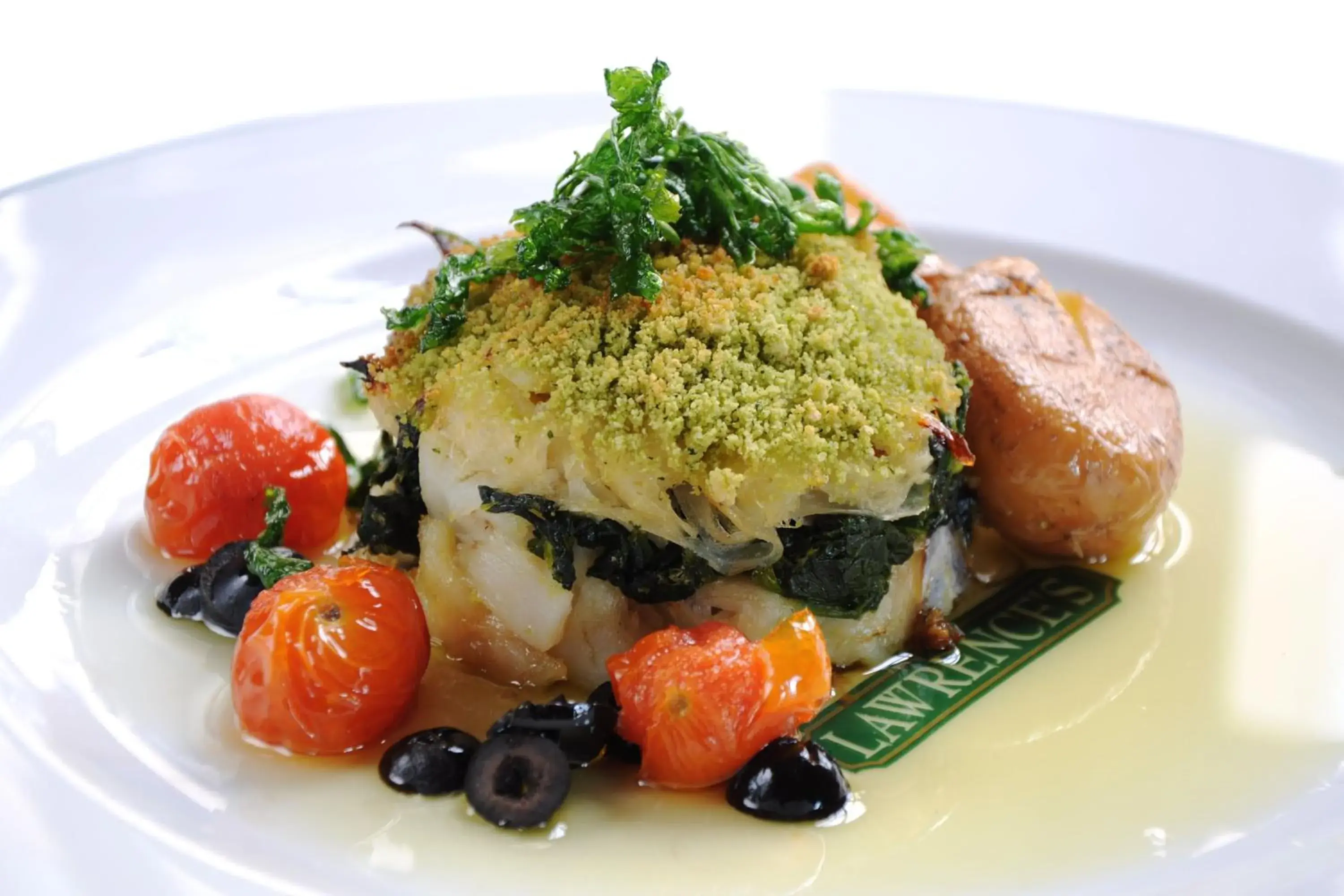 Food close-up in Lawrences Hotel Food close-up in Lawrences Hotel