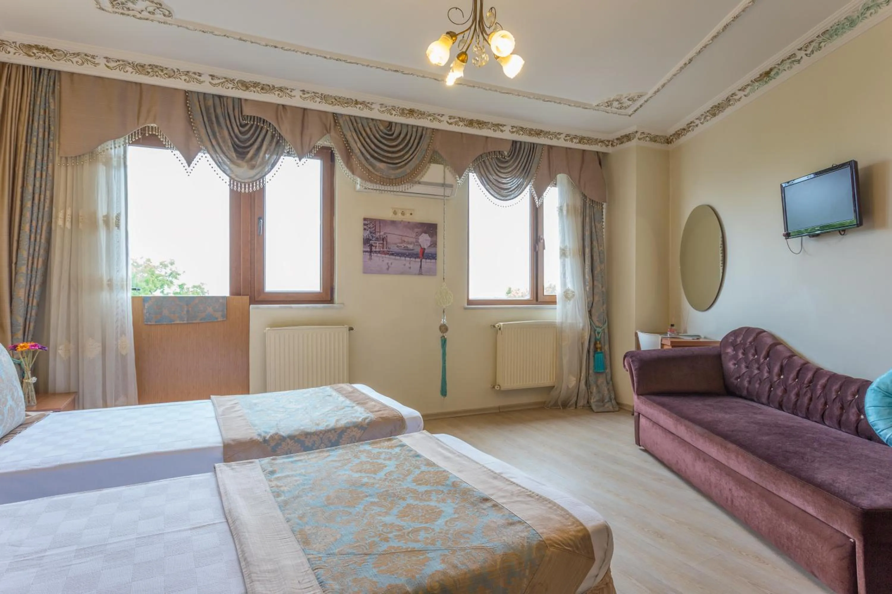 Bed in Seahouse Suites