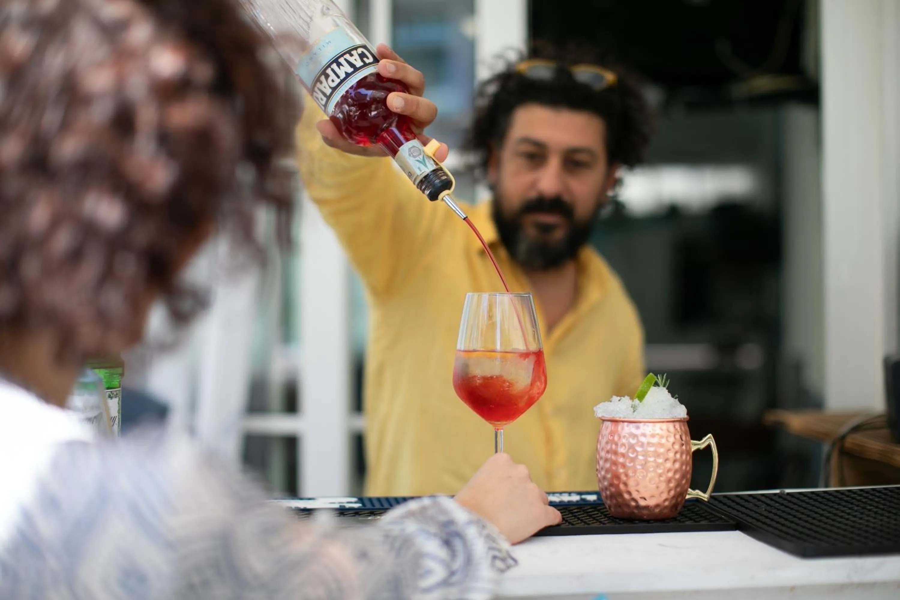 Lounge or bar in B&B Villa Madana