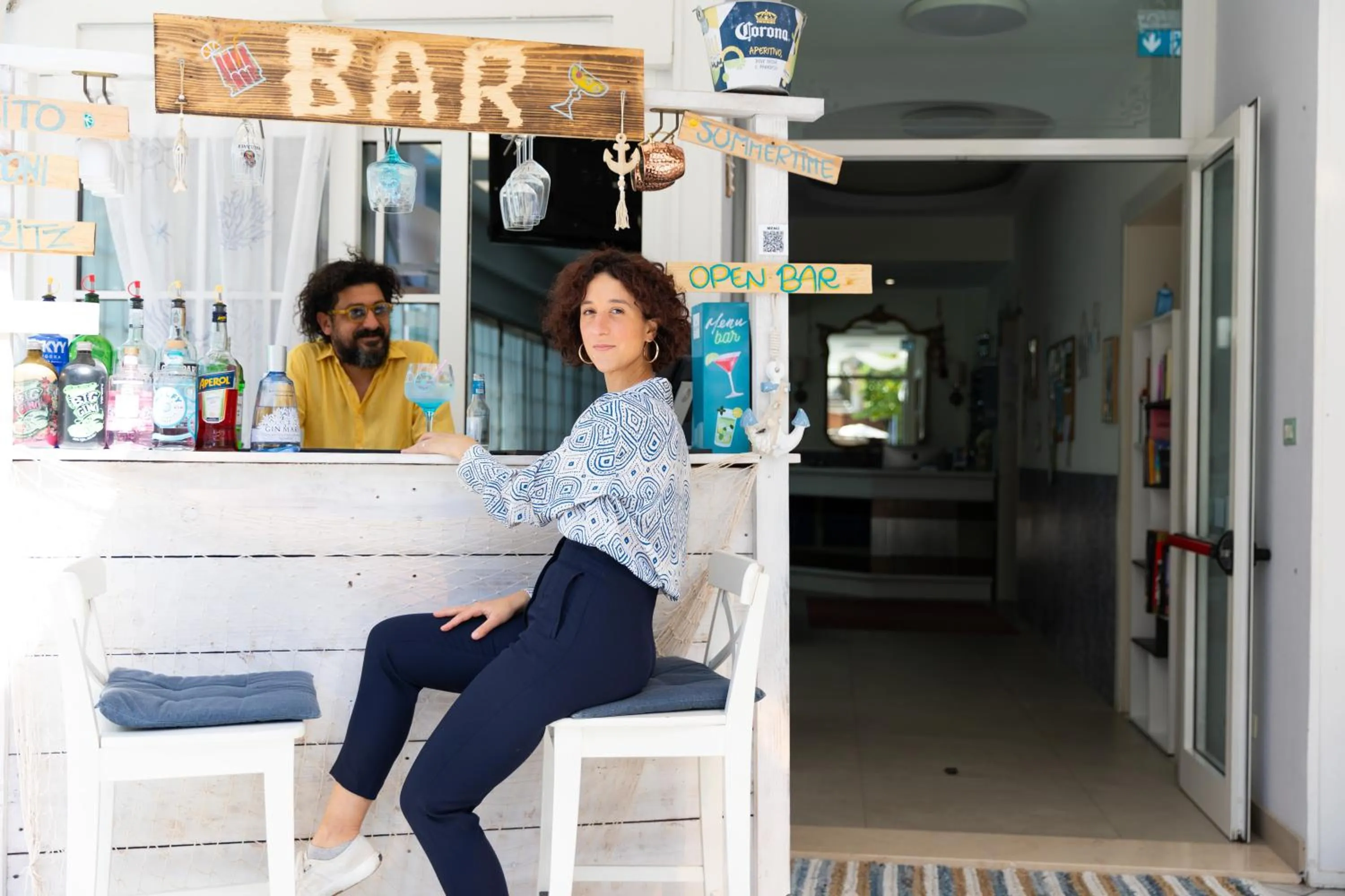 Lounge or bar in B&B Villa Madana