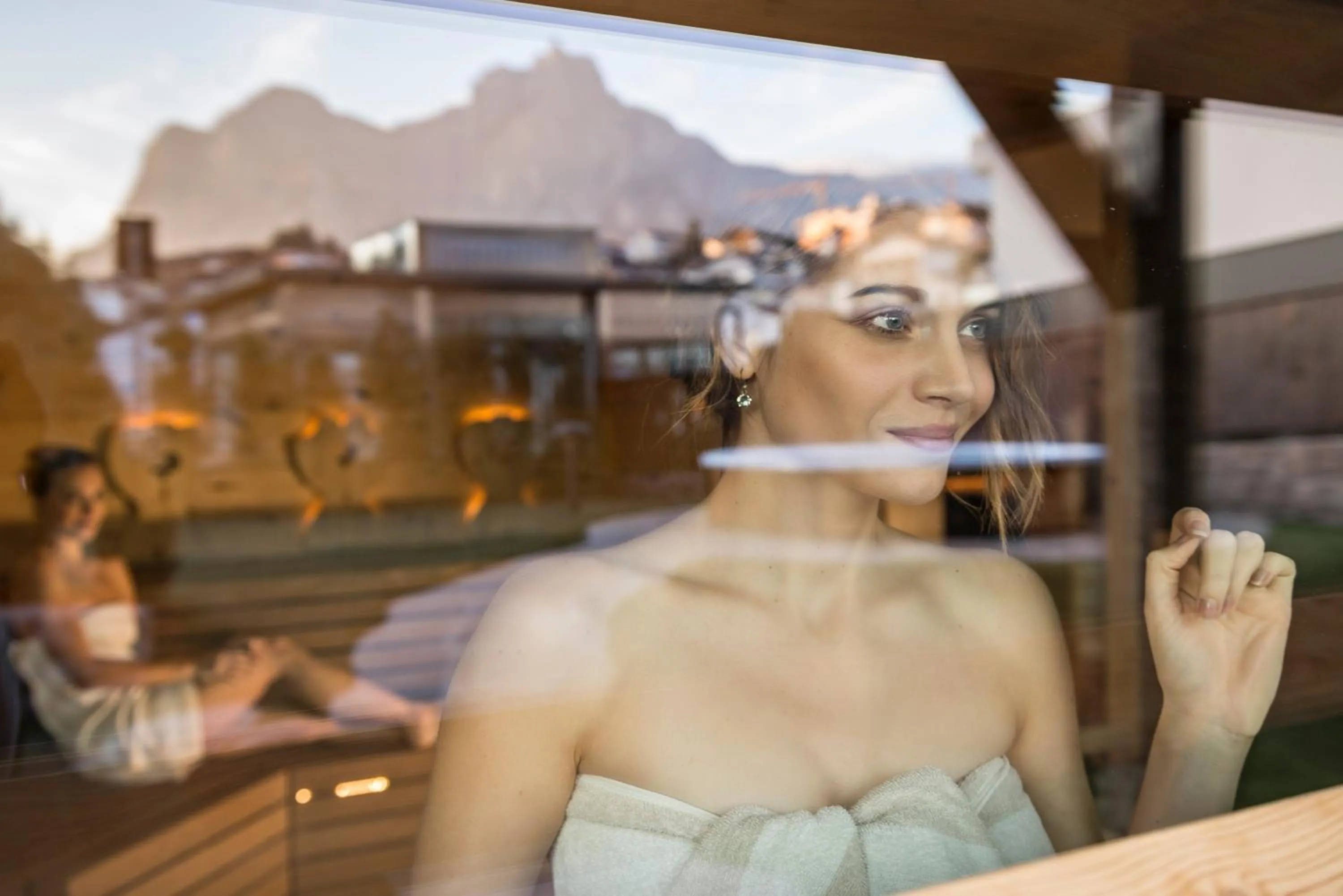 Sauna in Hotel Villa Kastelruth