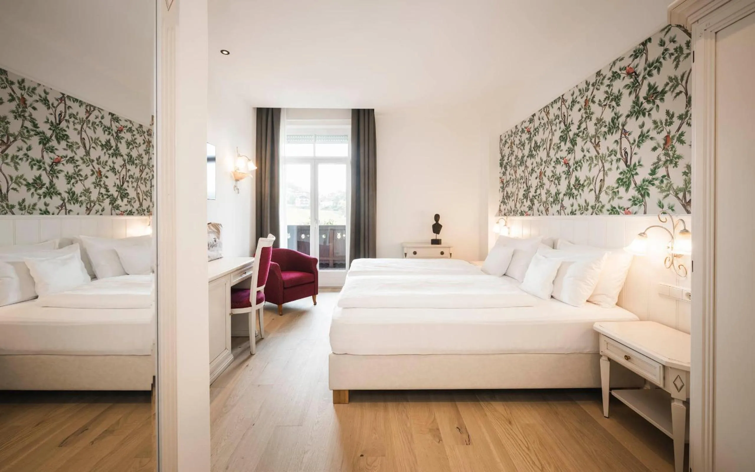 Bed in Hotel Villa Kastelruth