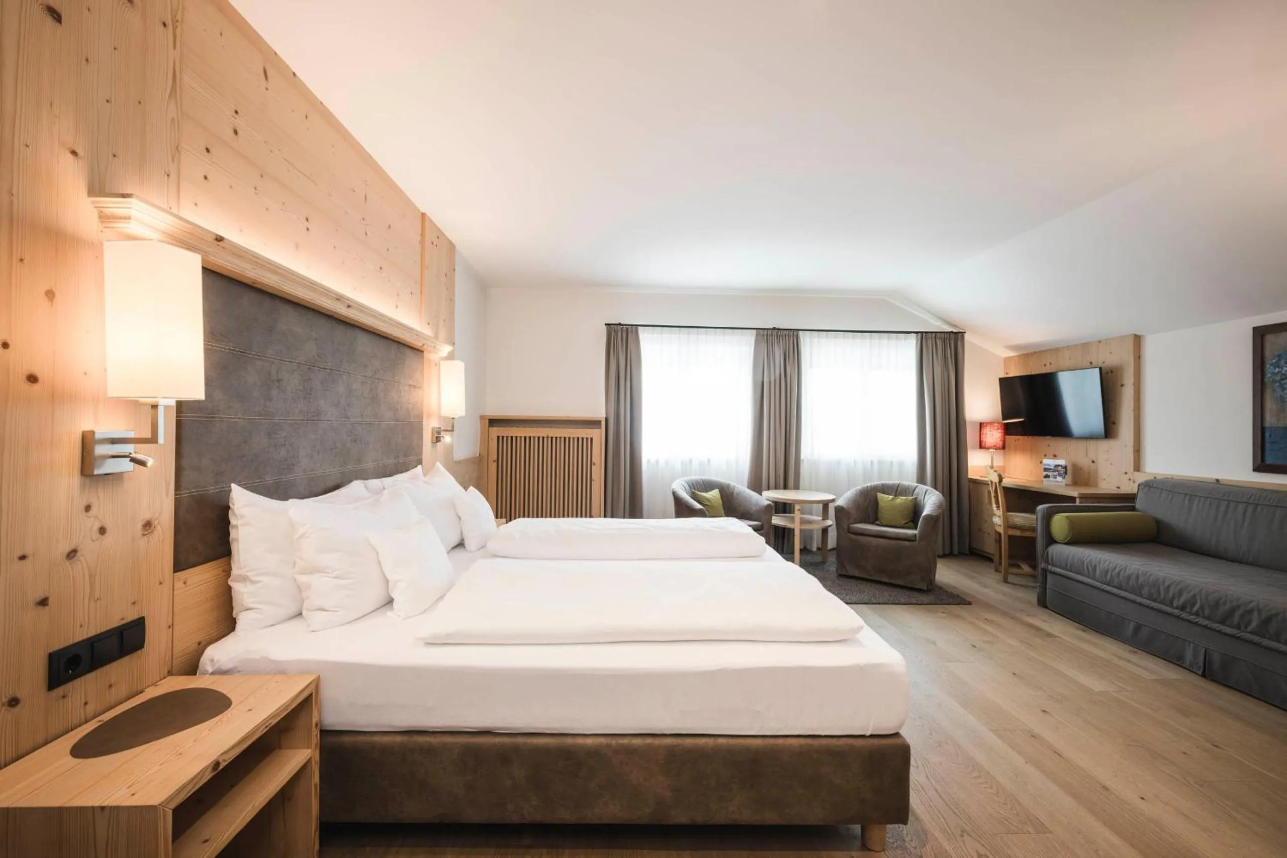 Bed in Hotel Villa Kastelruth