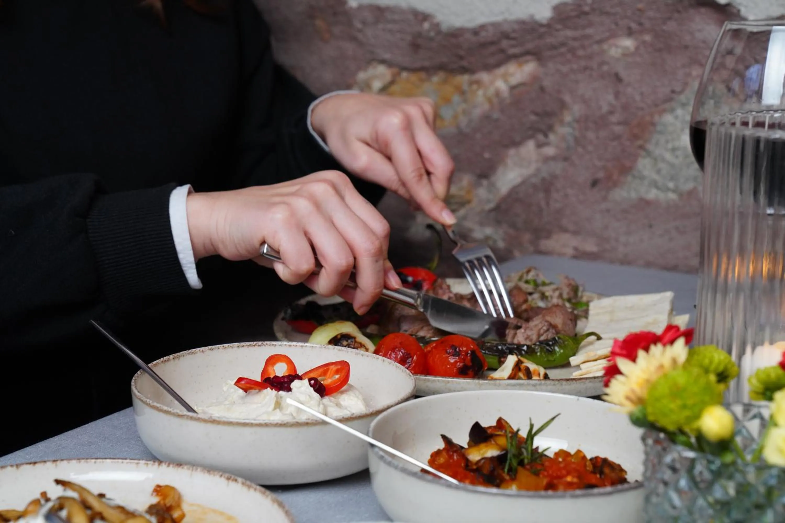 Dining area in Panderma Port Hotel