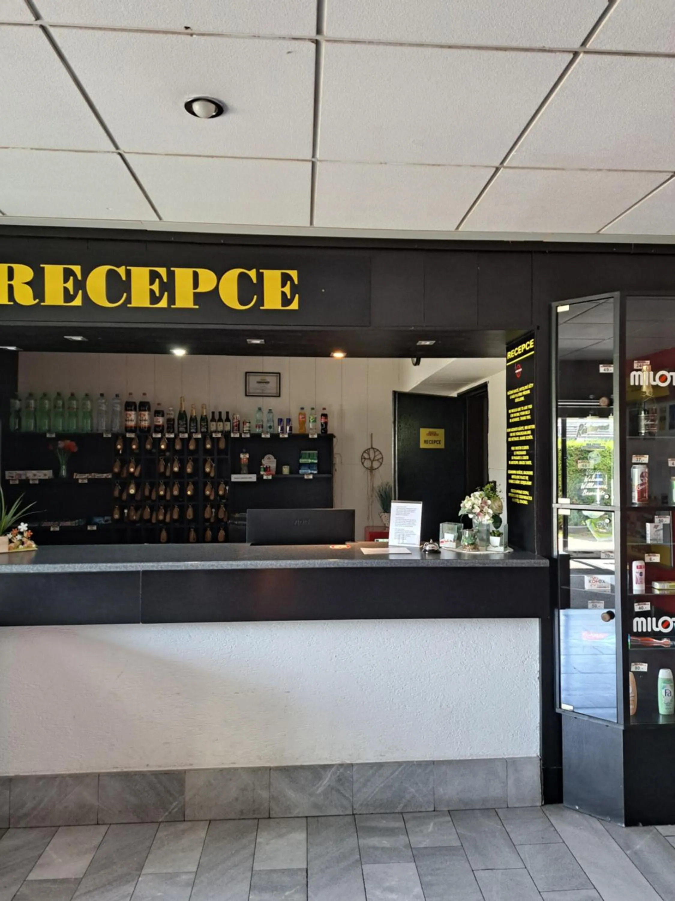 Lobby or reception in Hotel Milotel