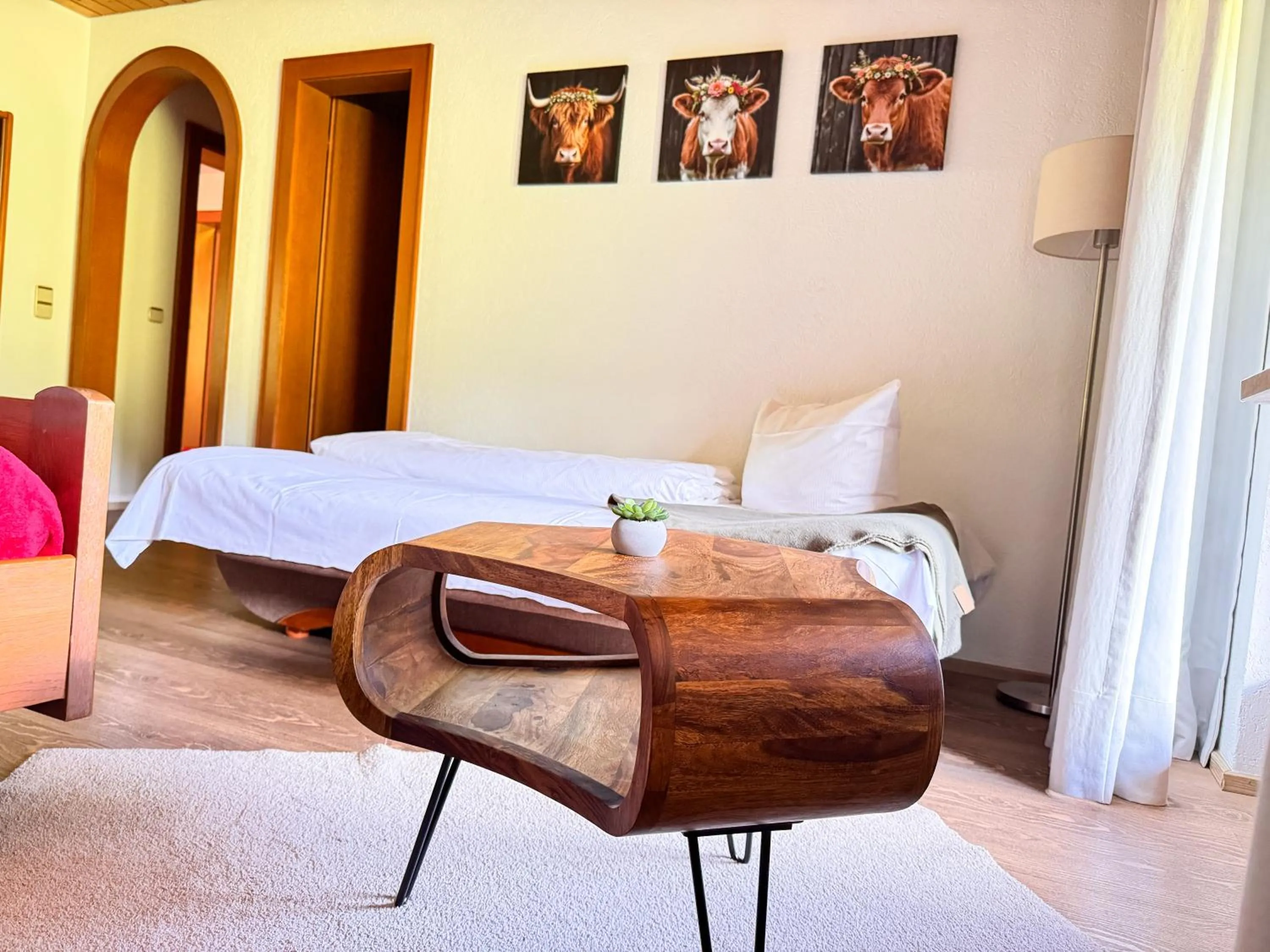 Photo of the whole room, Bed in Landgasthof Jostalstüble