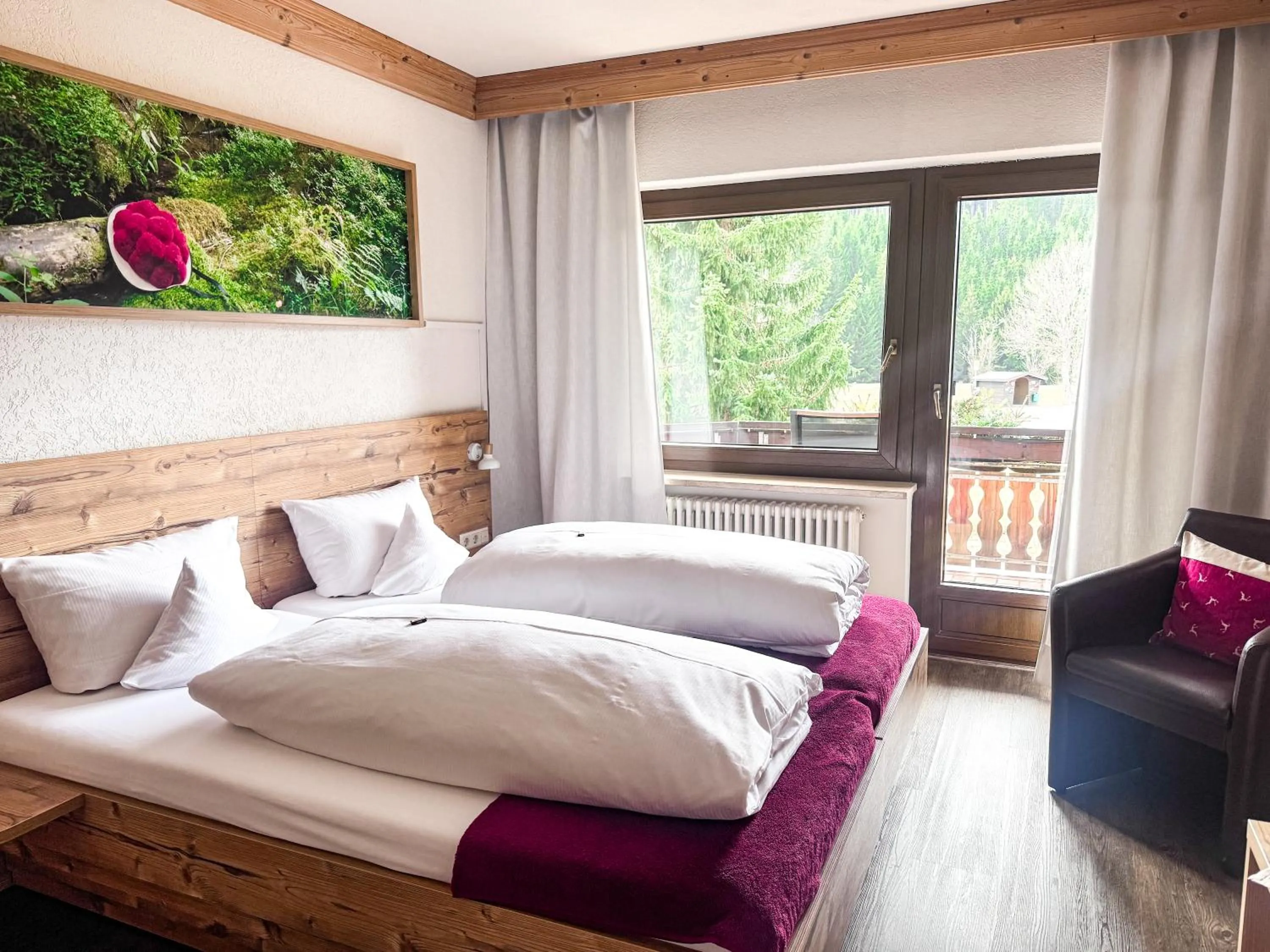 Bed in Landgasthof Jostalstüble