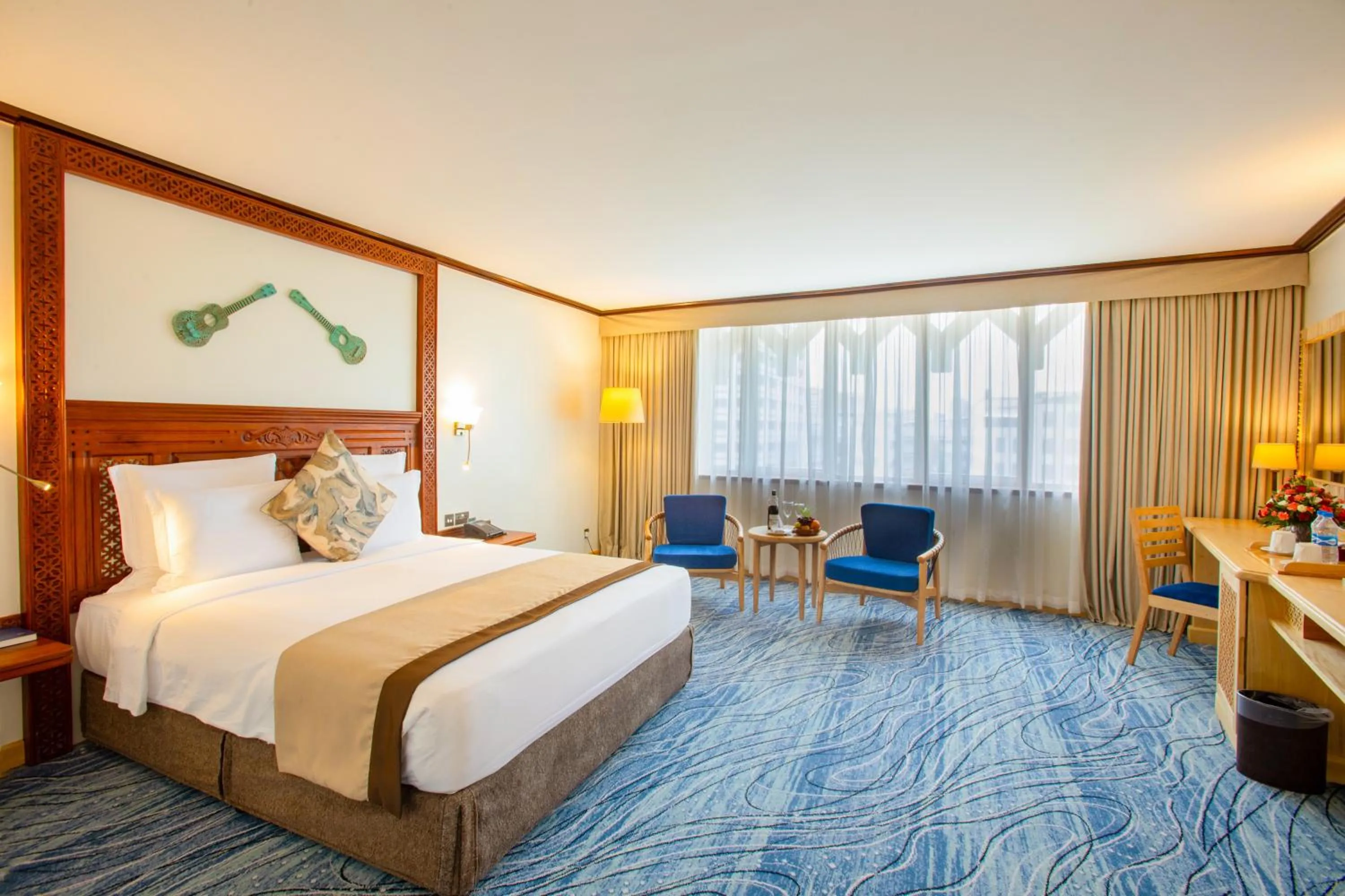 Bed in Dar es Salaam Serena Hotel