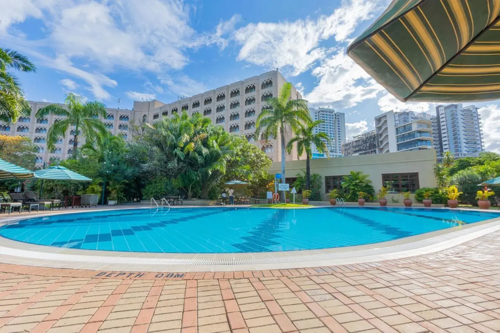 Pool view in Dar es Salaam Serena Hotel Pool view in Dar es Salaam Serena Hotel