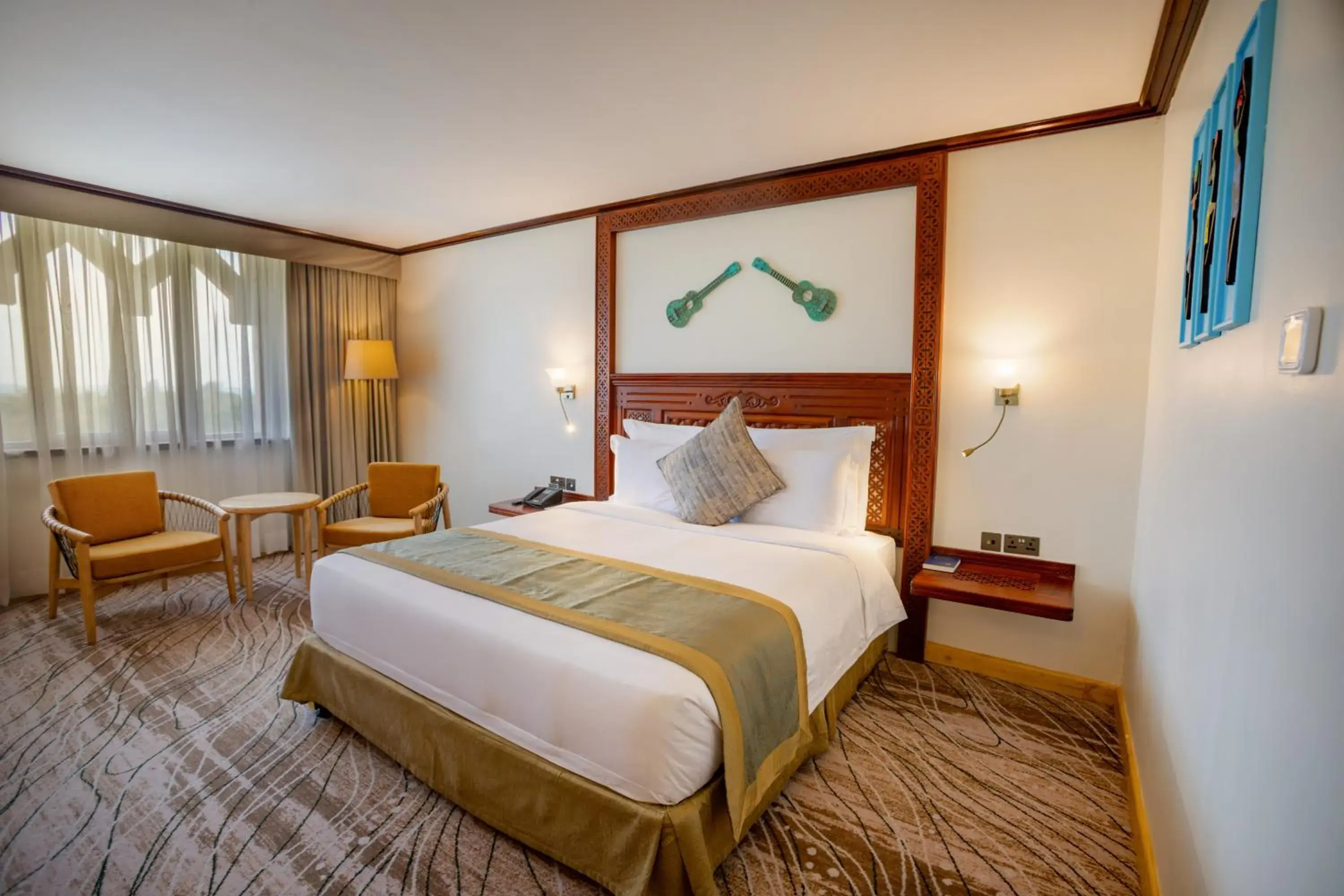 Bed in Dar es Salaam Serena Hotel Bed in Dar es Salaam Serena Hotel