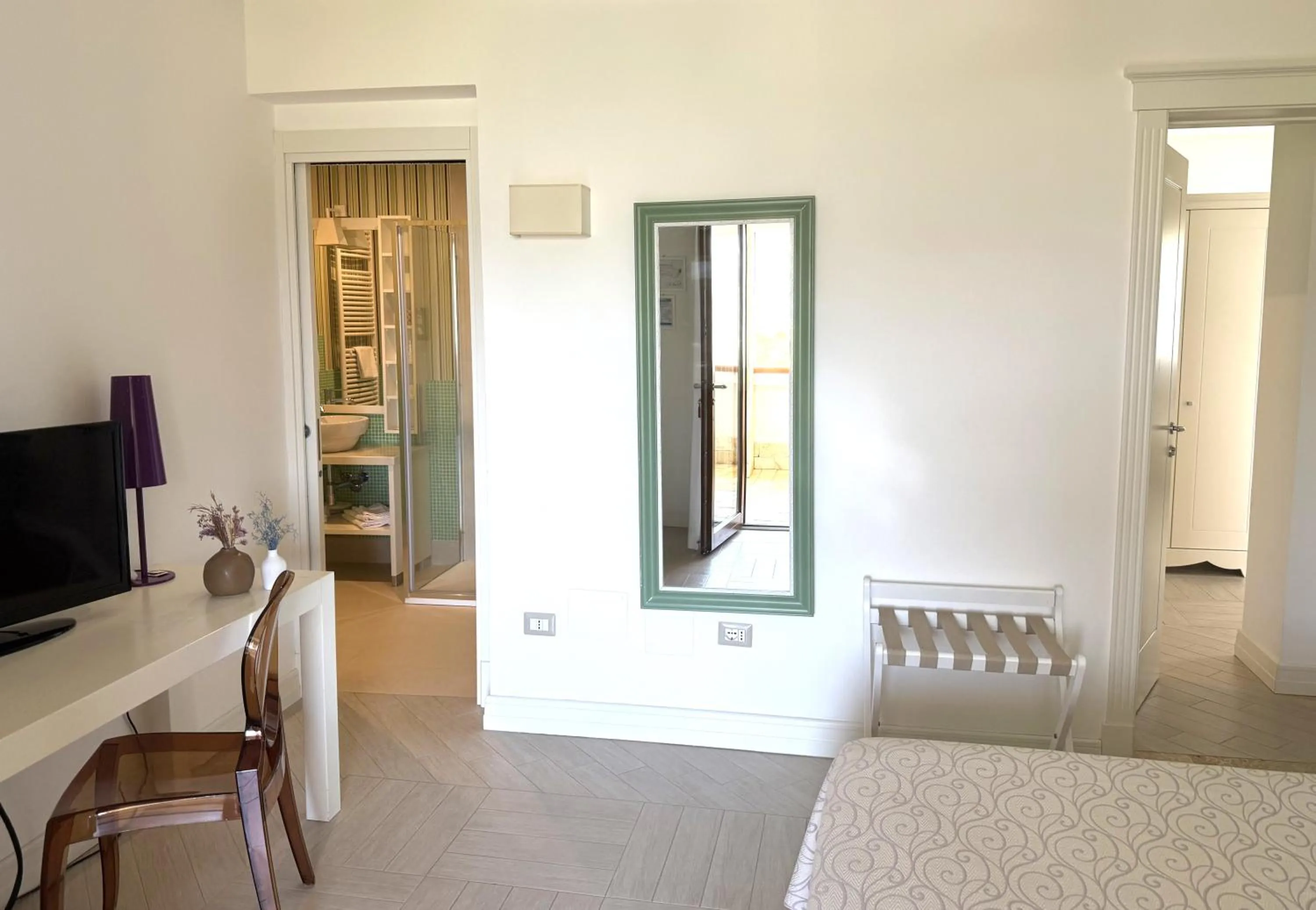 Bedroom in Hotel Residence Il Porto