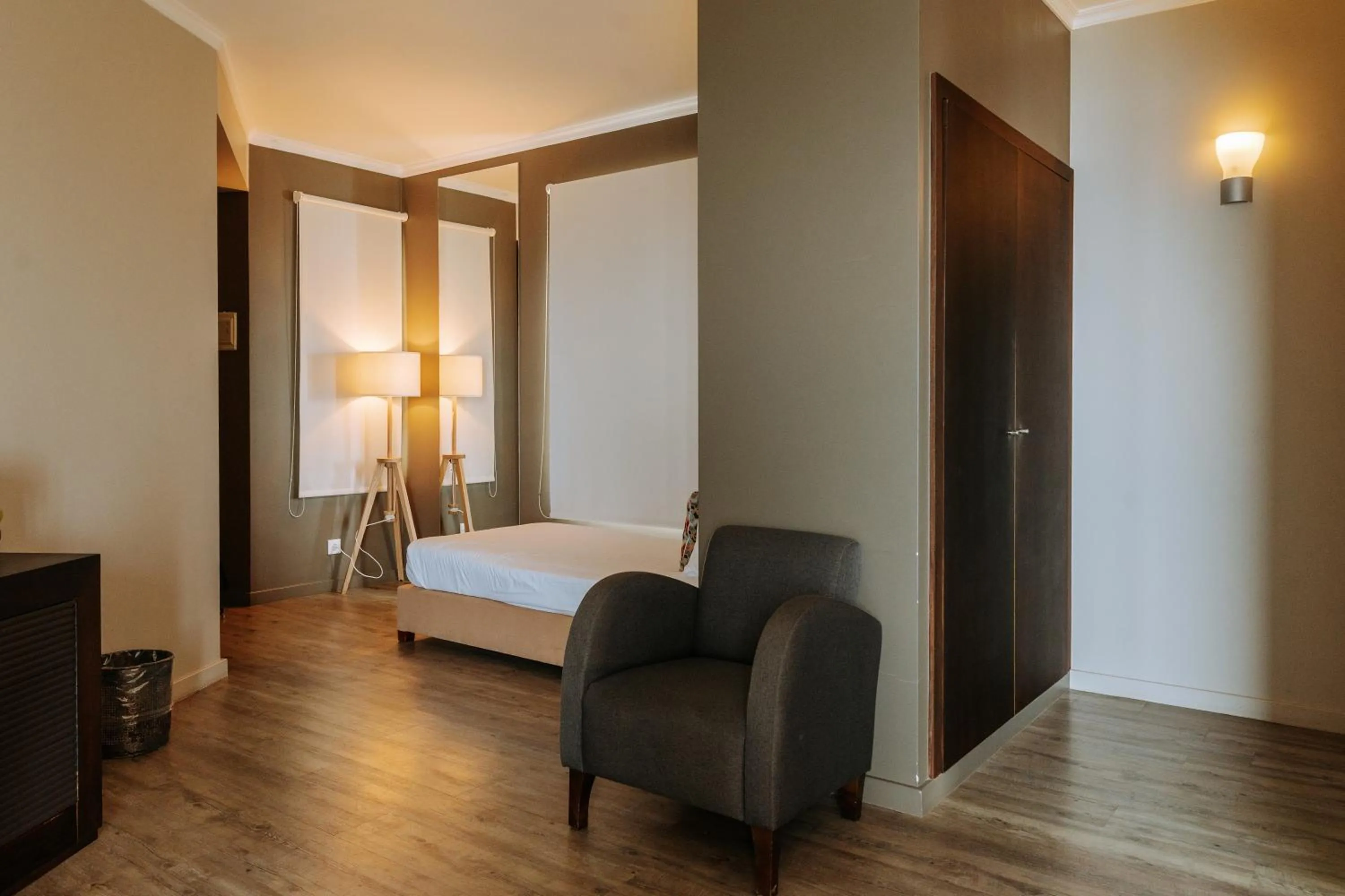 Bed in Hotel Euro Moniz