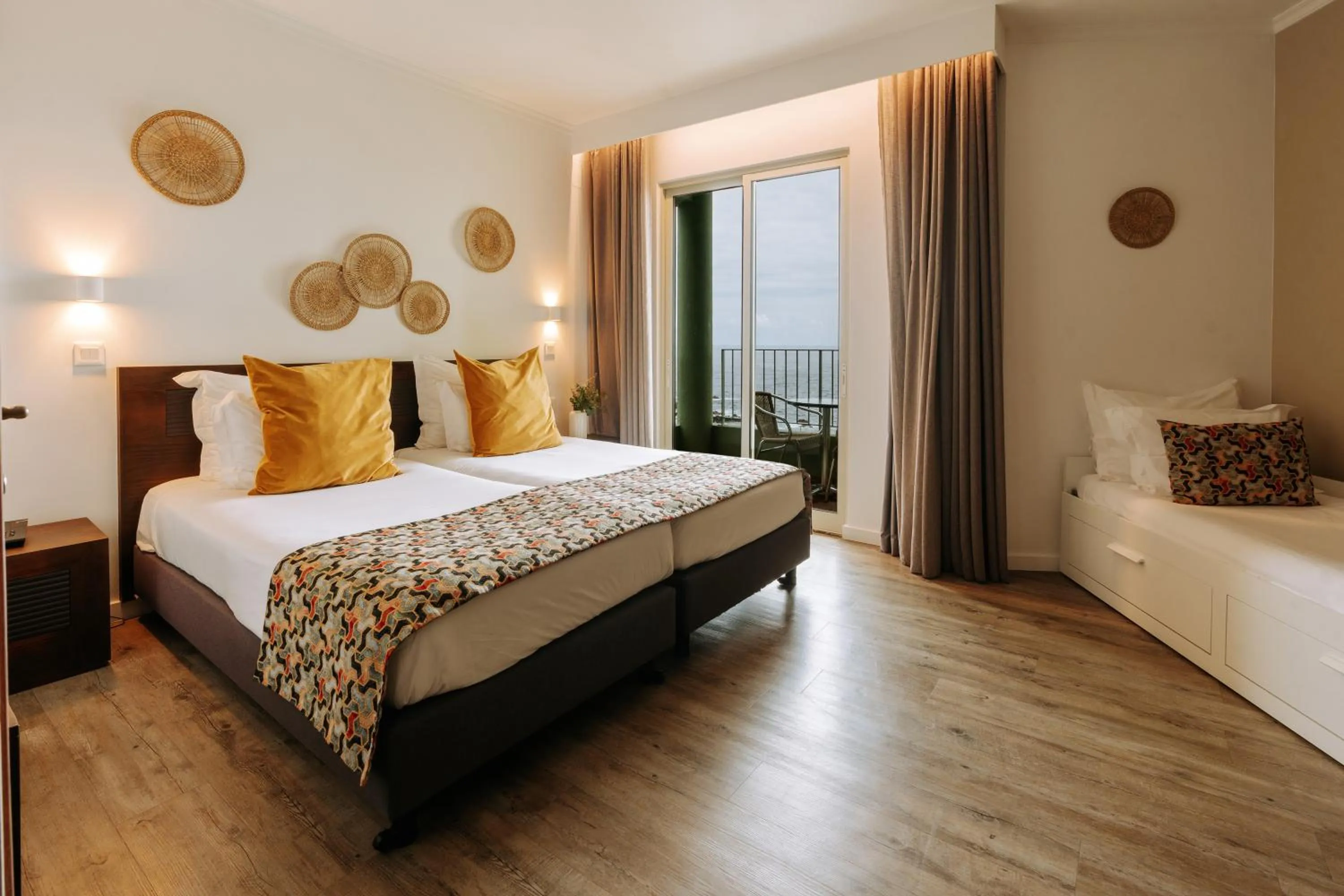 Bed in Hotel Euro Moniz