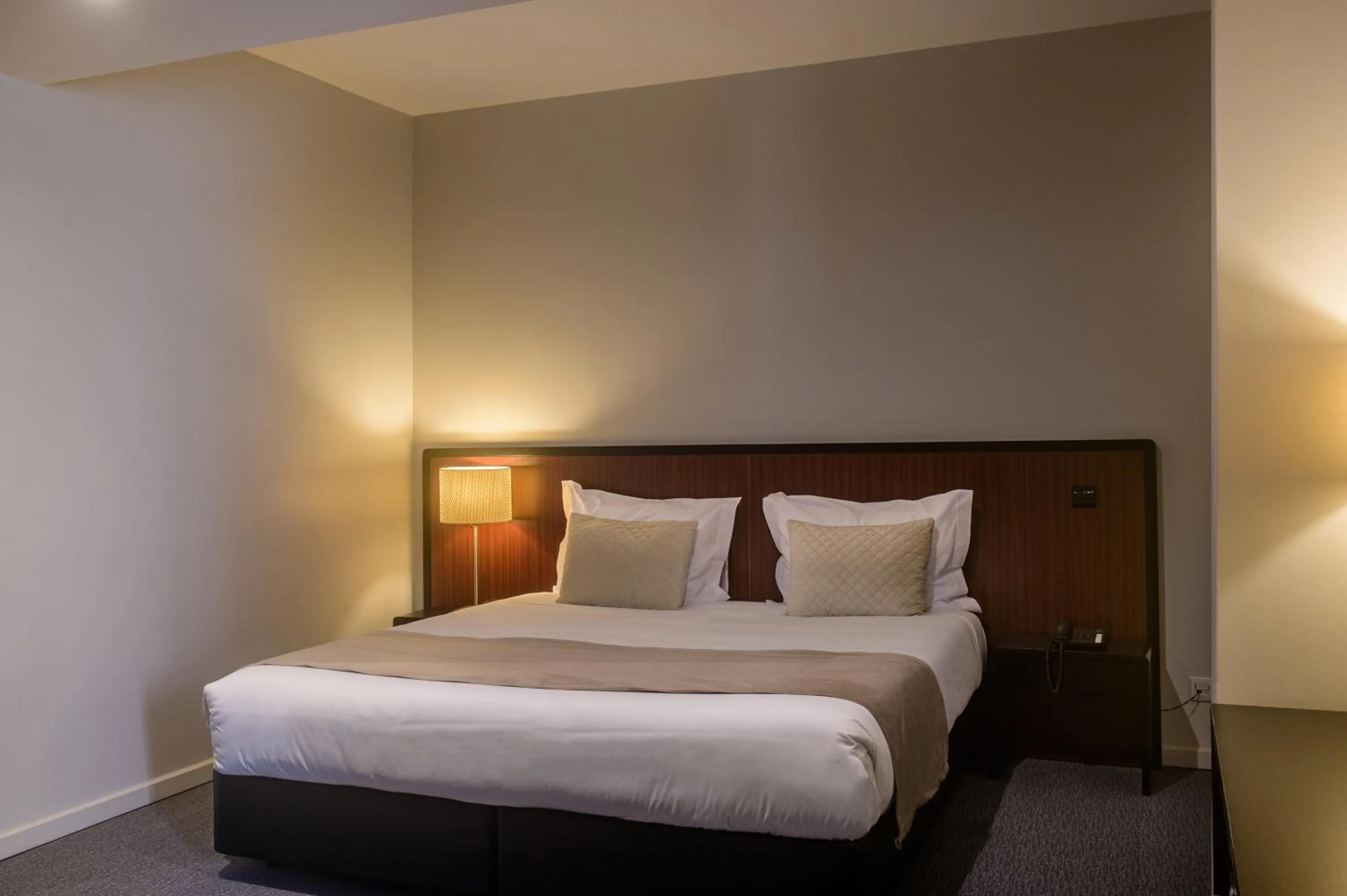 Bed in Hotel Torre Mar