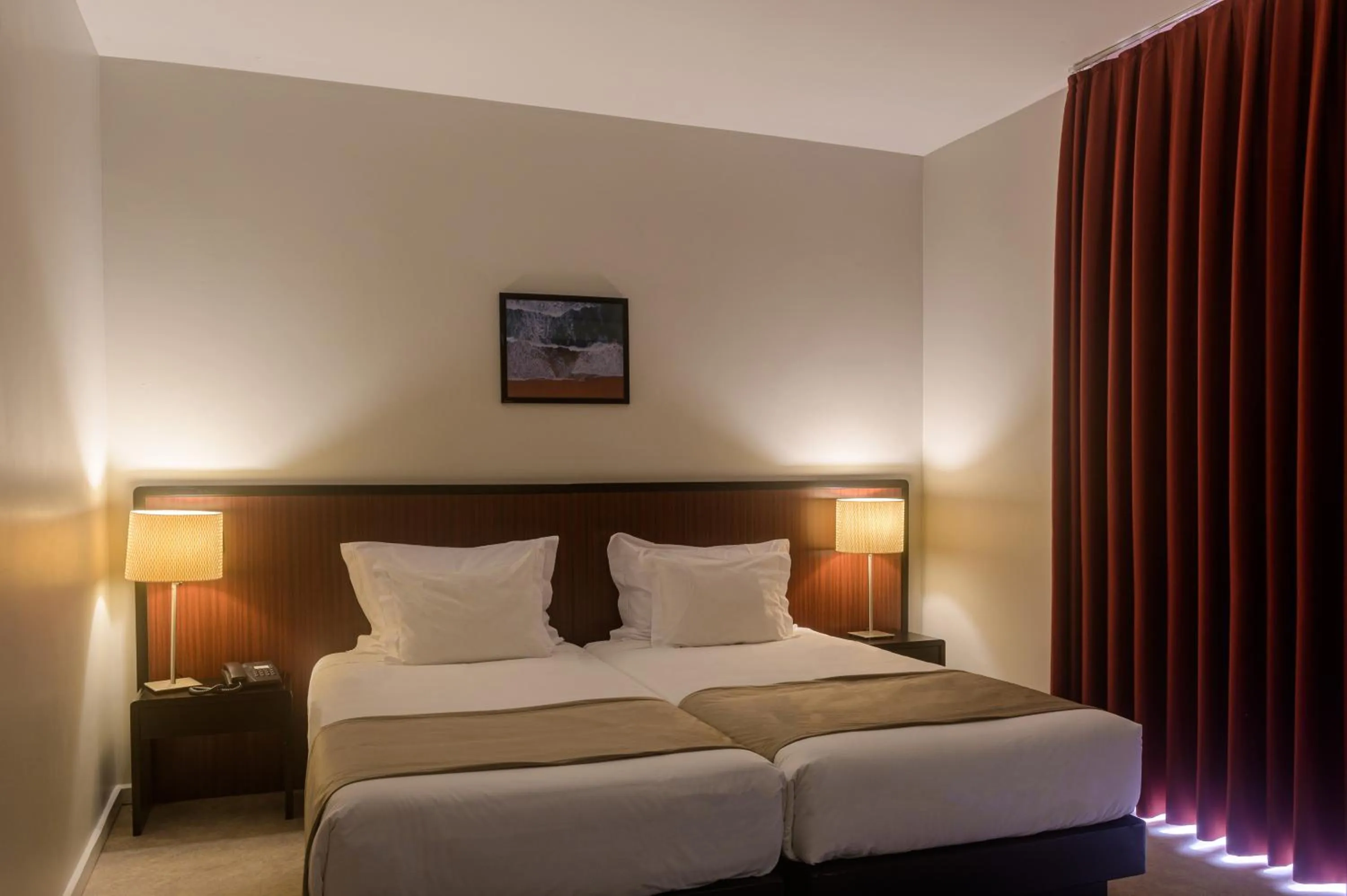 Bed in Hotel Torre Mar