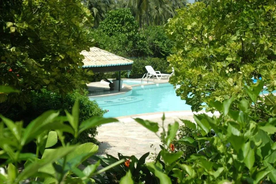 Garden view in Pousada do Forte