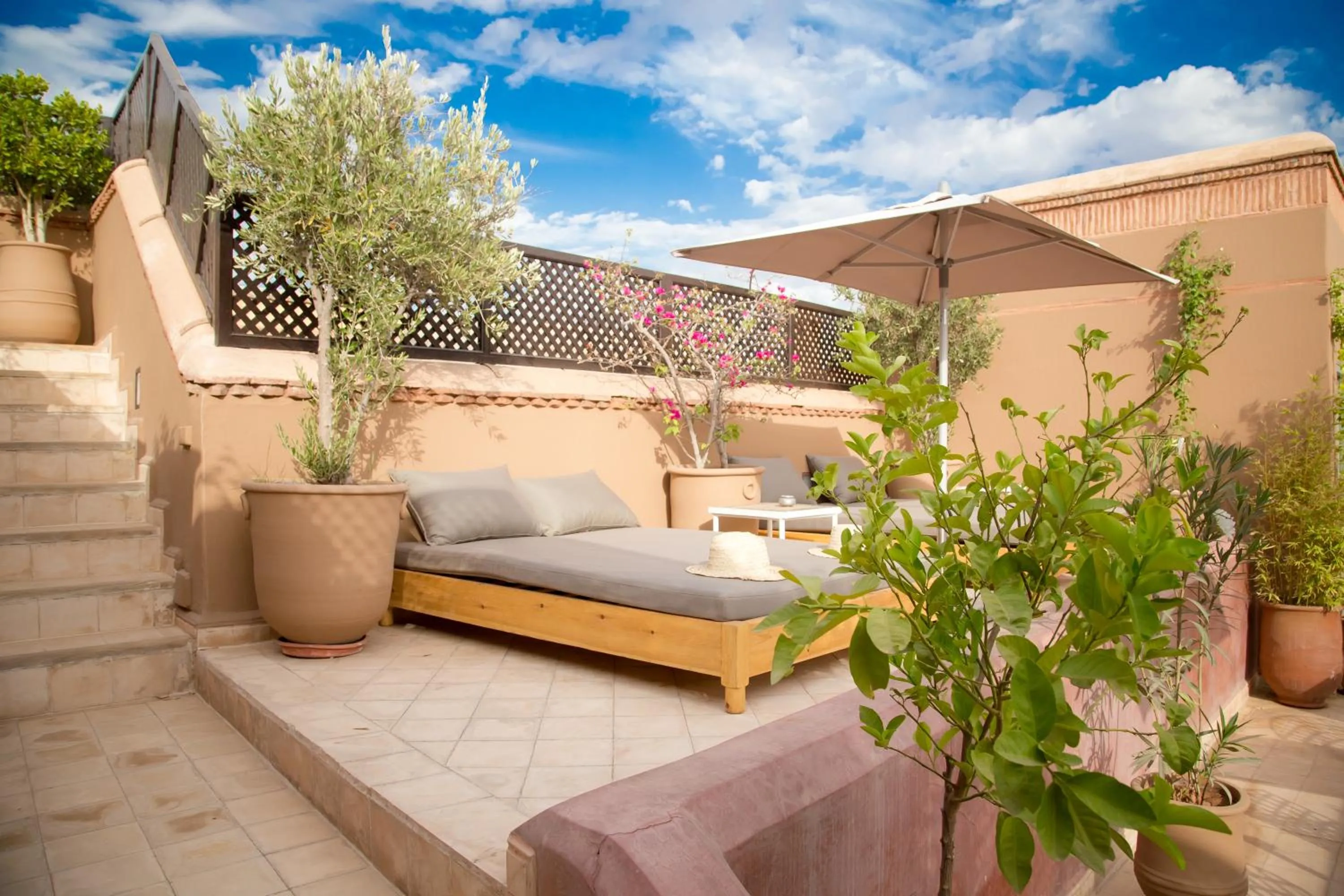 Patio in Riad Olema et Spa