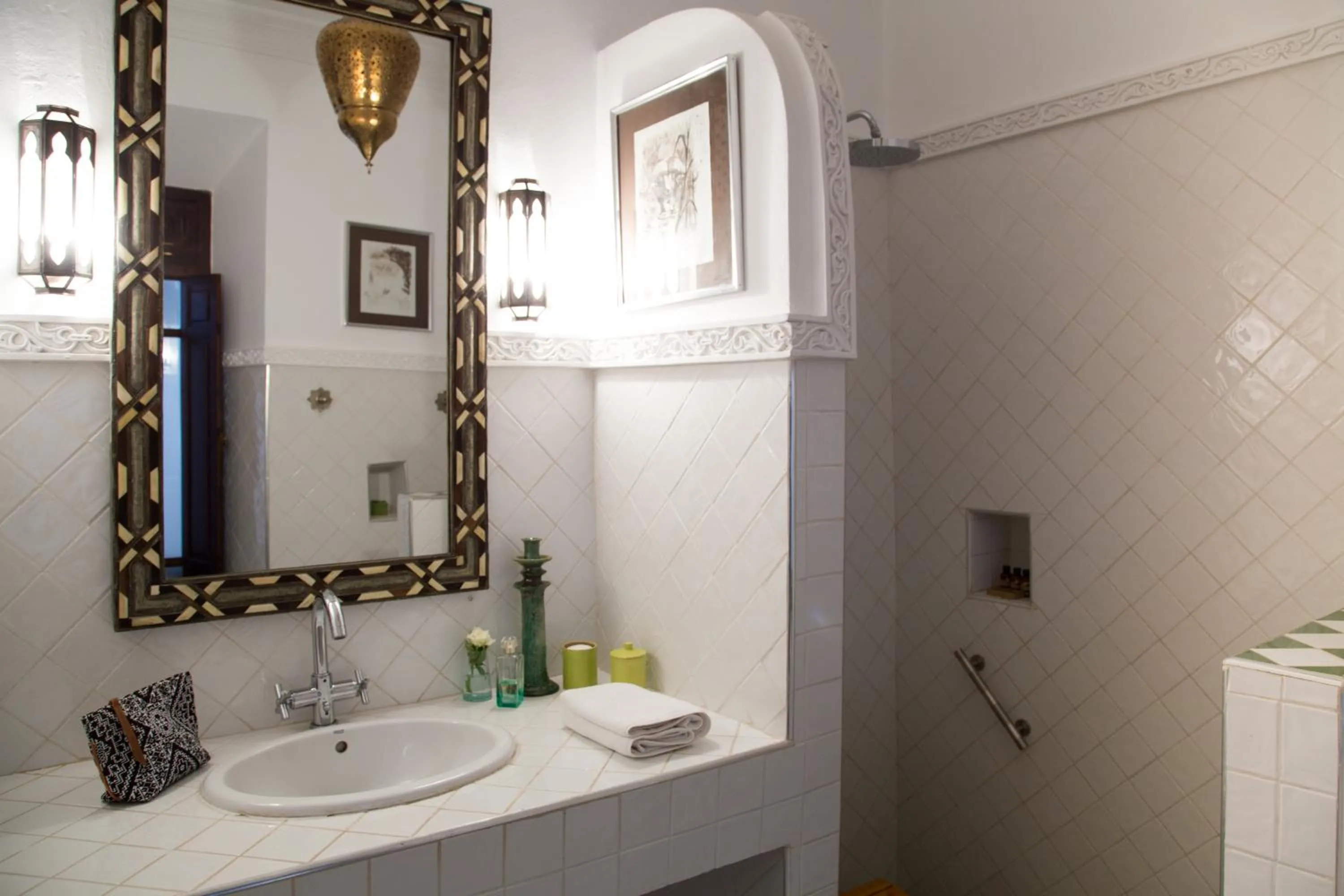 Bathroom in Riad Olema et Spa