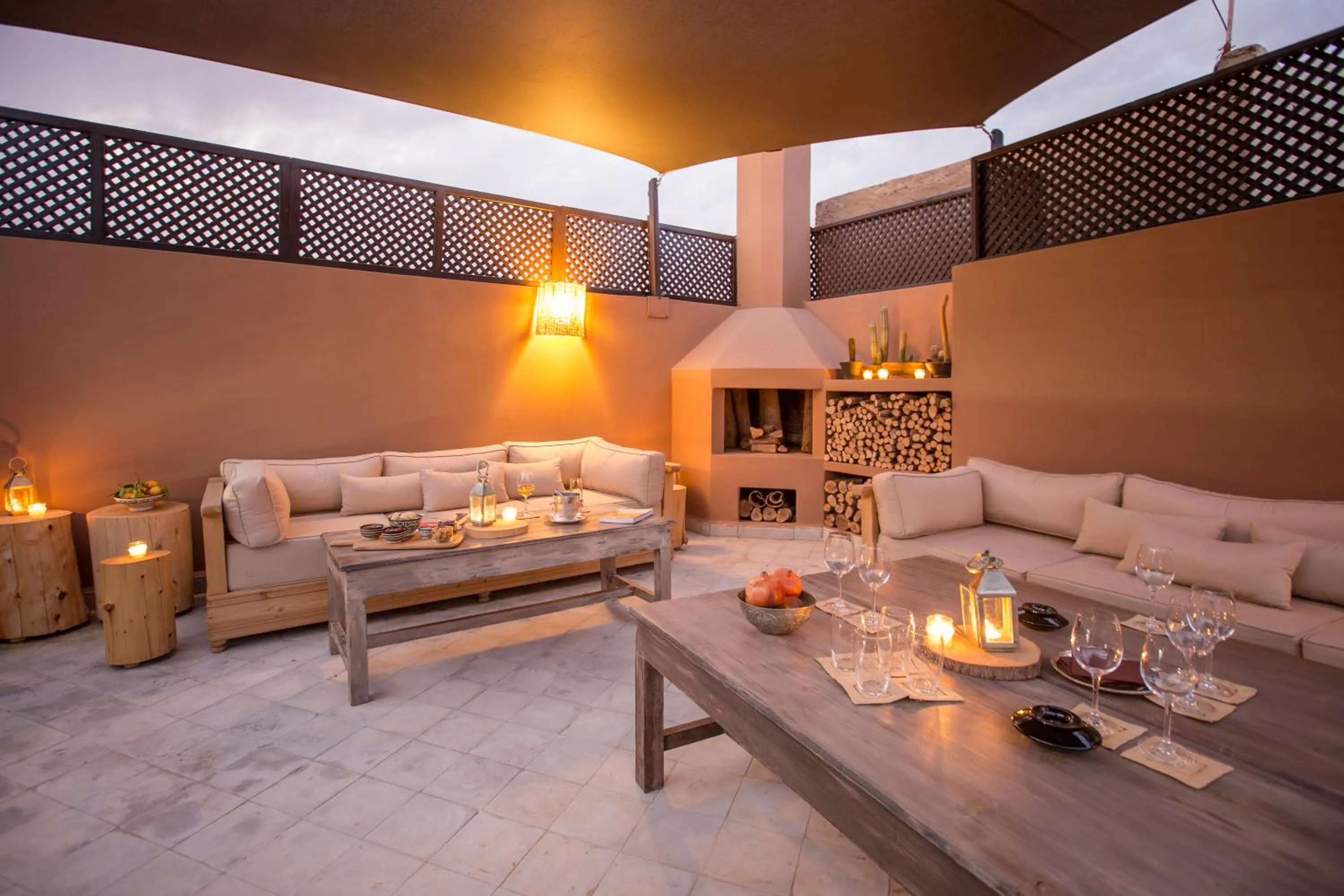 Balcony/Terrace in Riad Olema et Spa