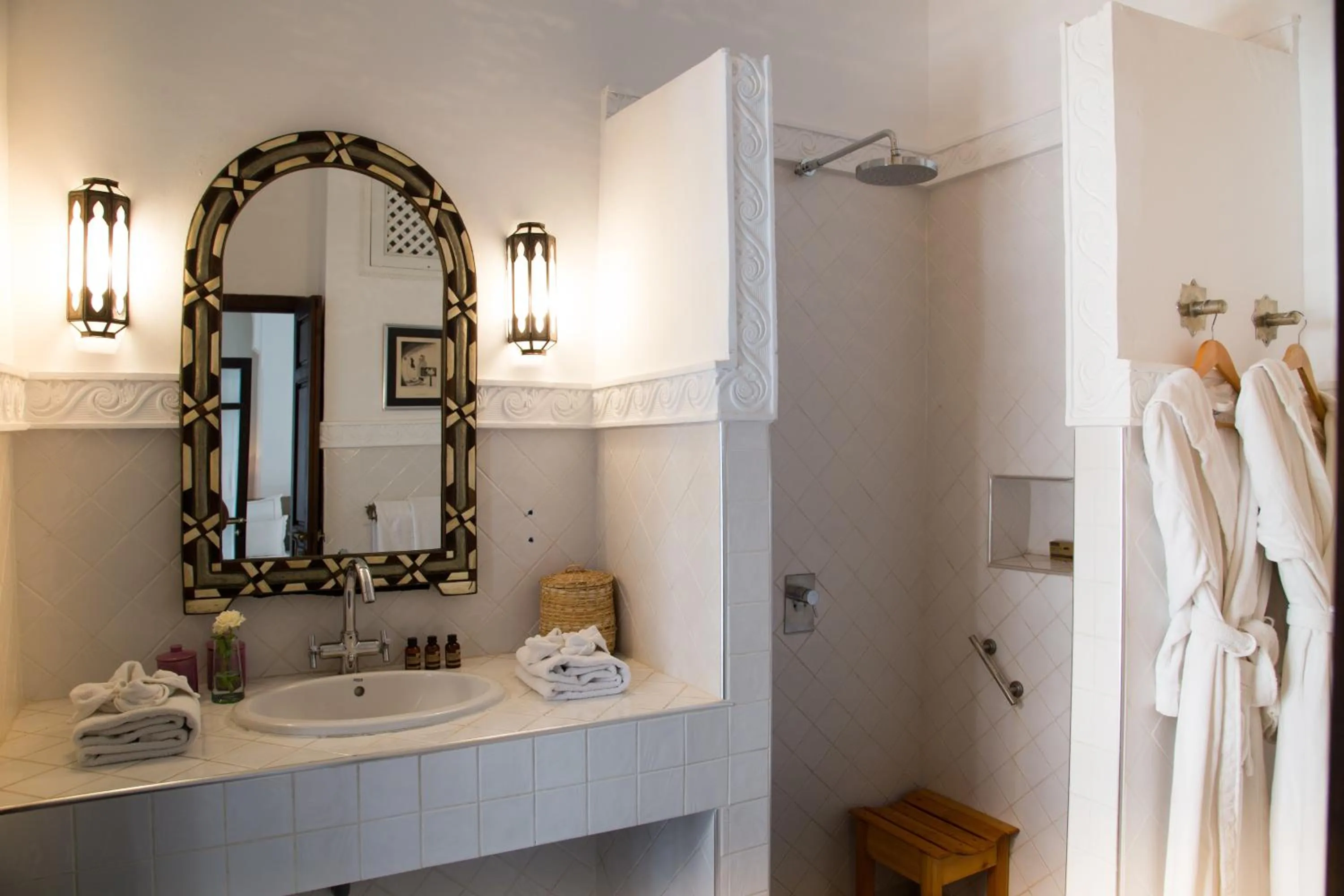 Bathroom in Riad Olema et Spa