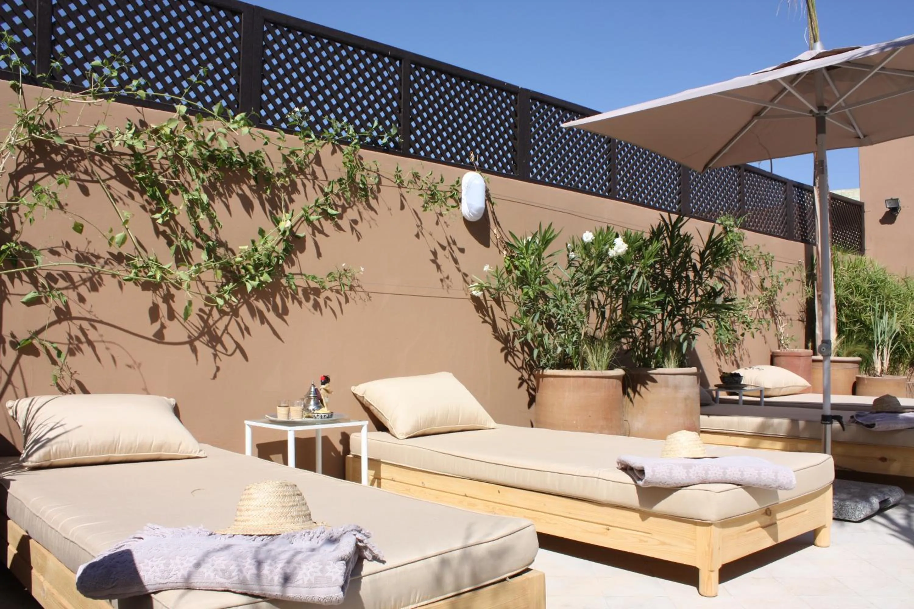 Patio in Riad Olema et Spa