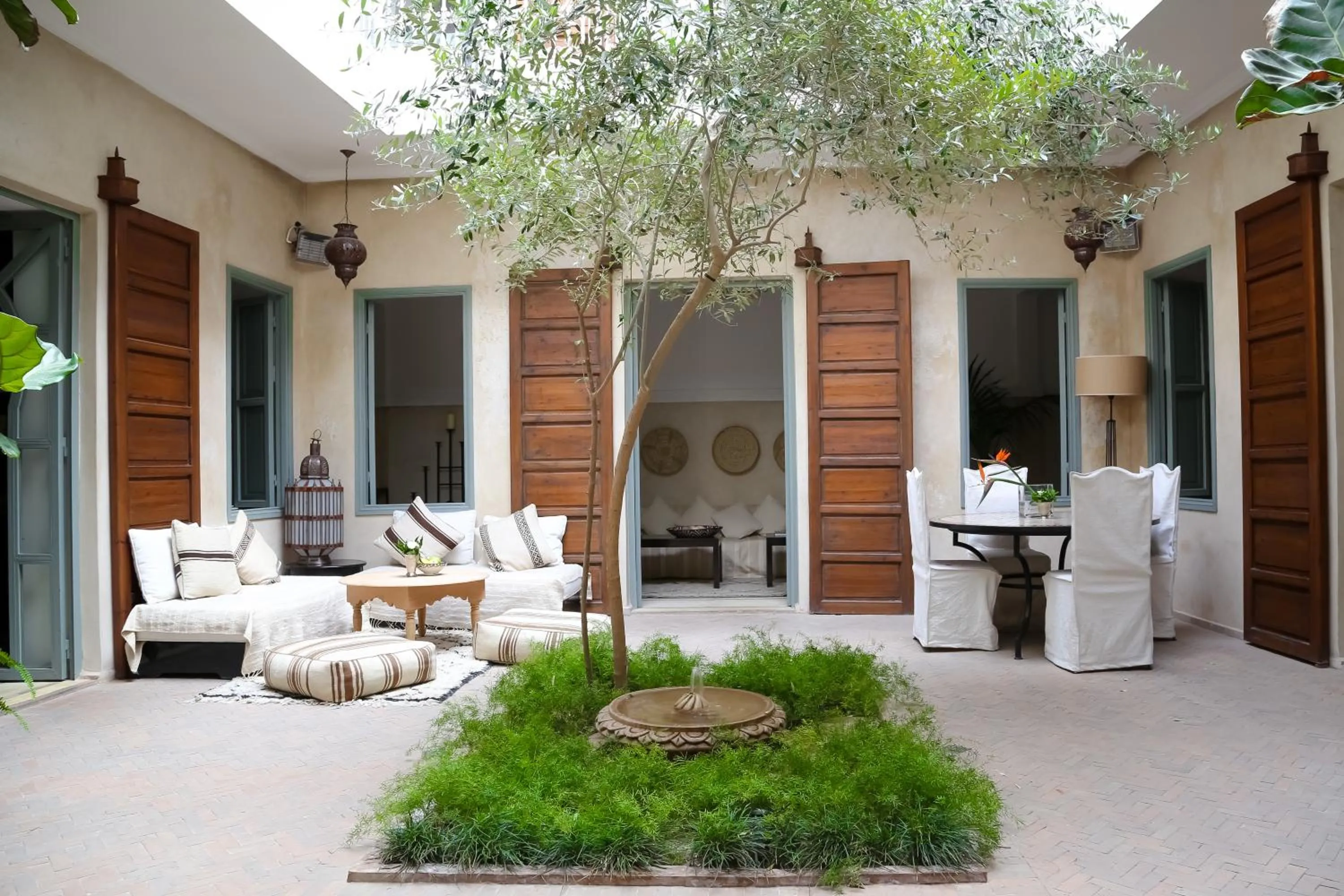 Patio in Riad Olema et Spa