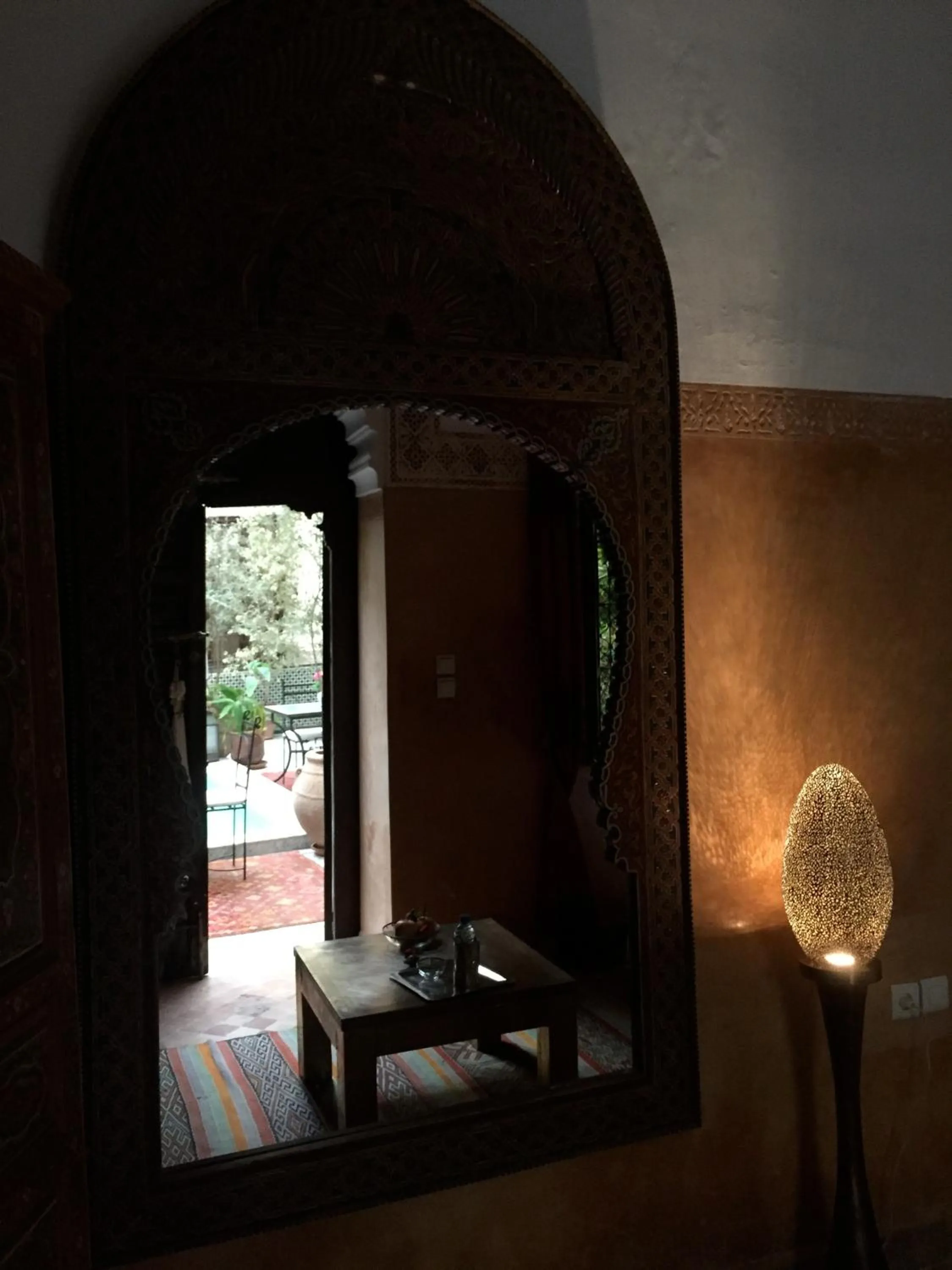 Inner courtyard view in Riad Al Loune