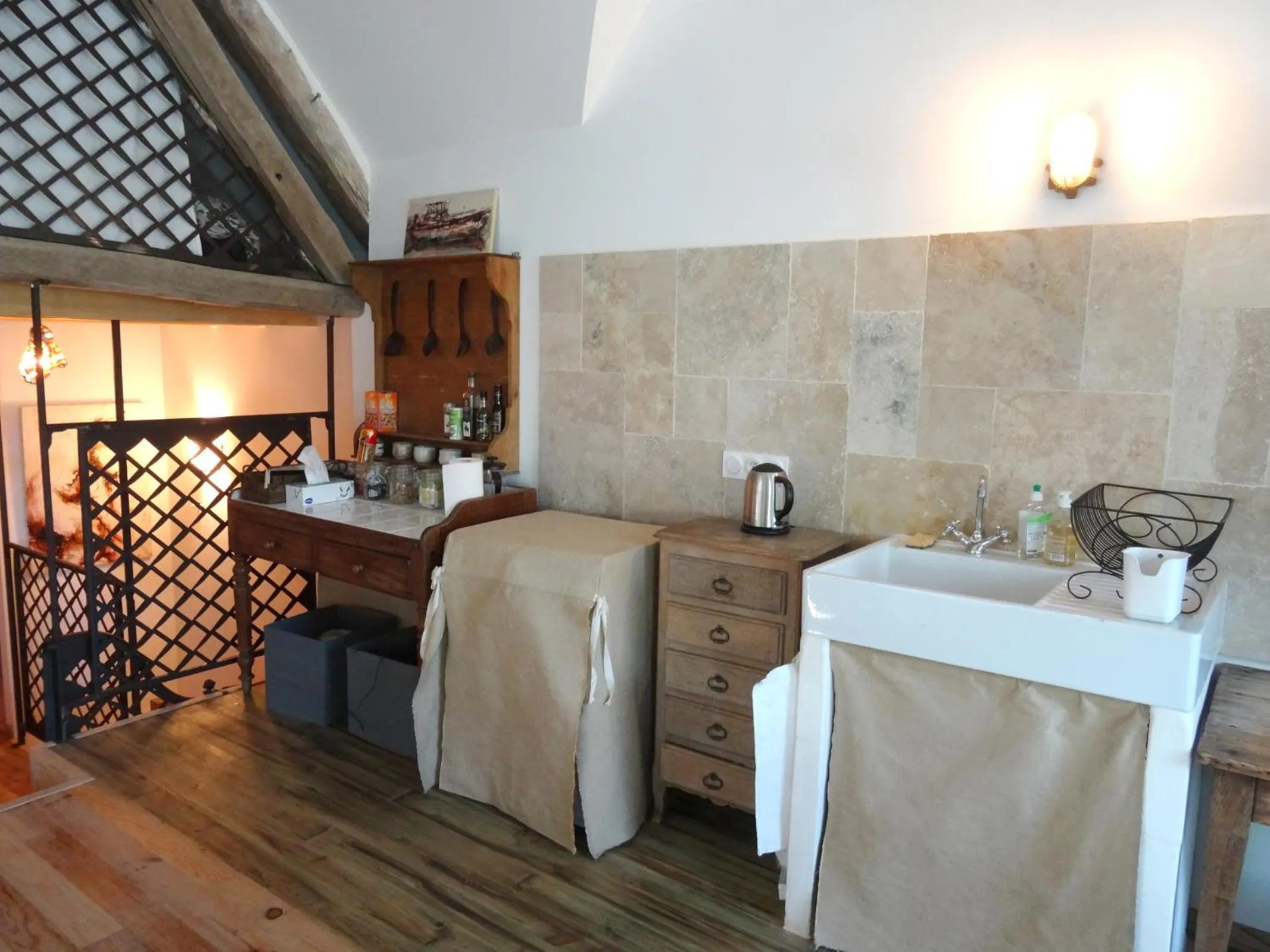 Kitchen or kitchenette in L'escalier des rêves