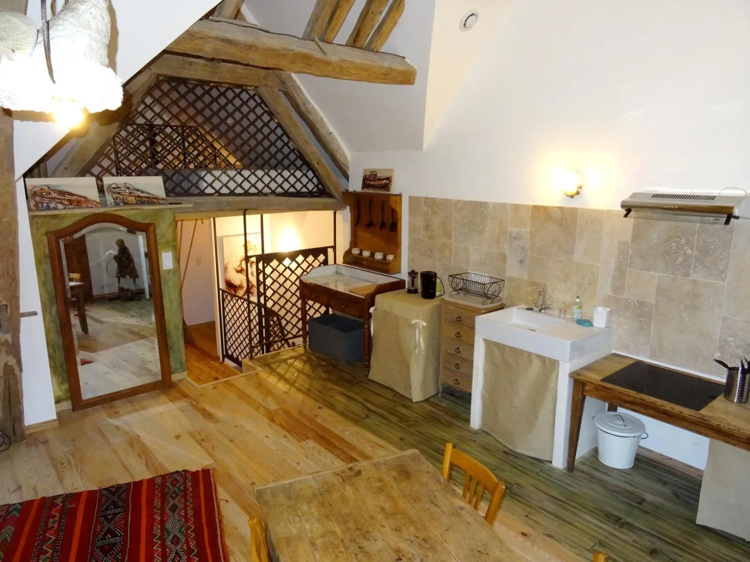 Kitchen or kitchenette in L'escalier des rêves