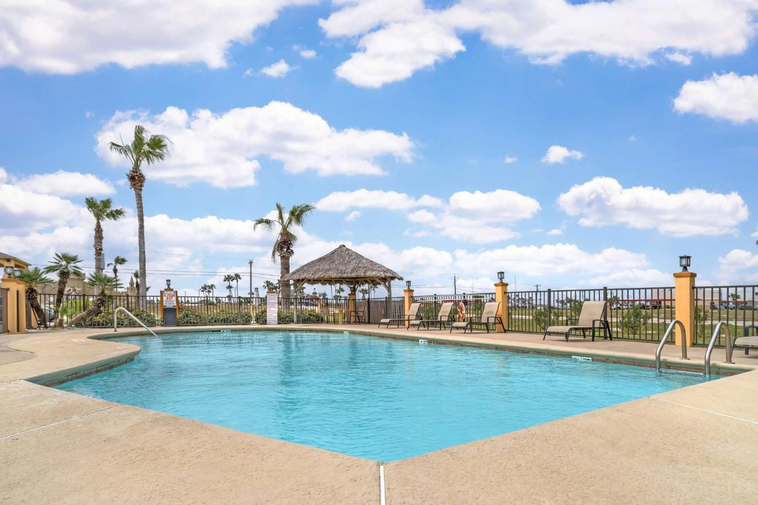 Pool view in Best Western Padre Island
