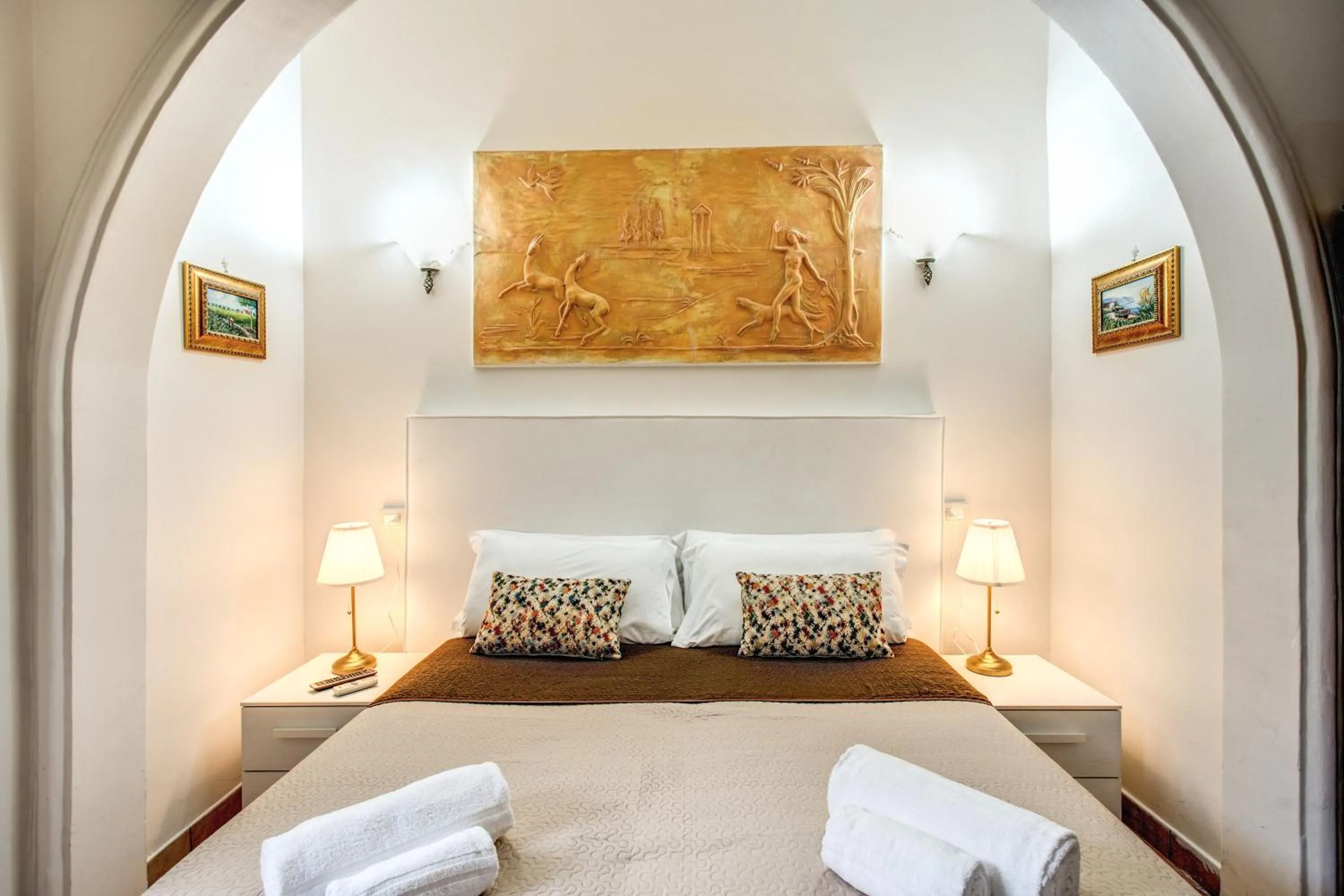 Bed in Beautiful Home