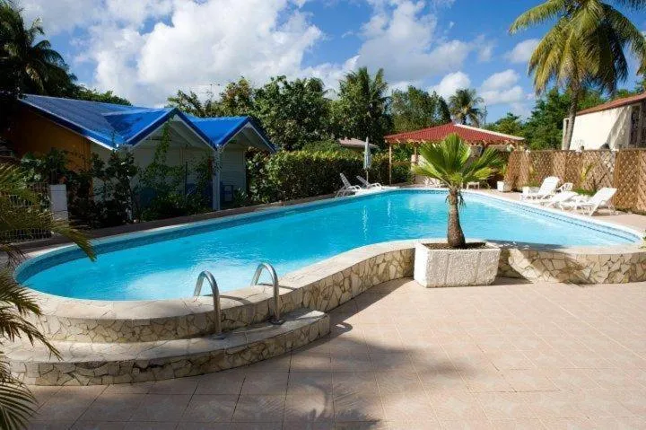 Pool view in Hotel Le Rotabas