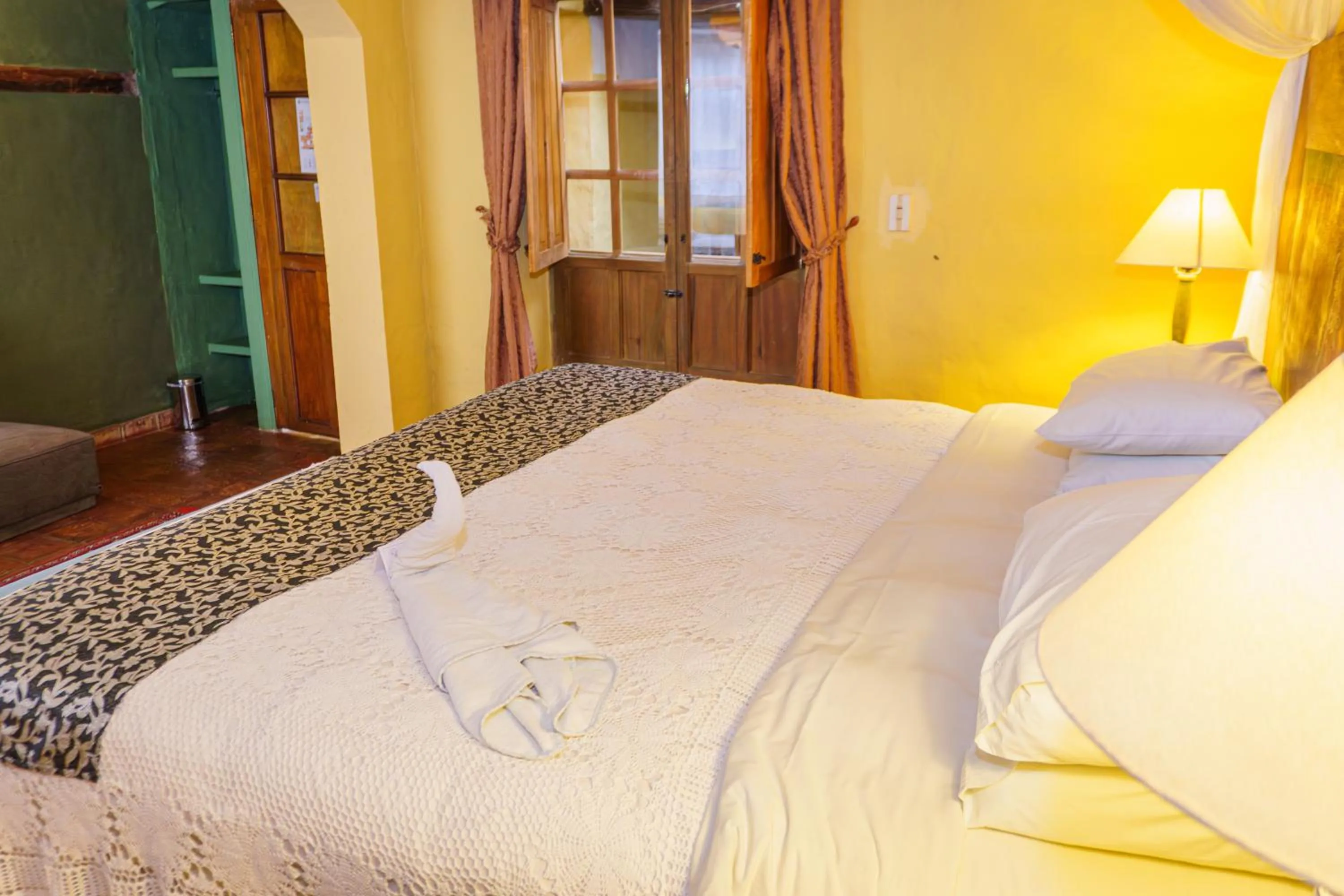 Bed in Hotel La Posada de San Antonio