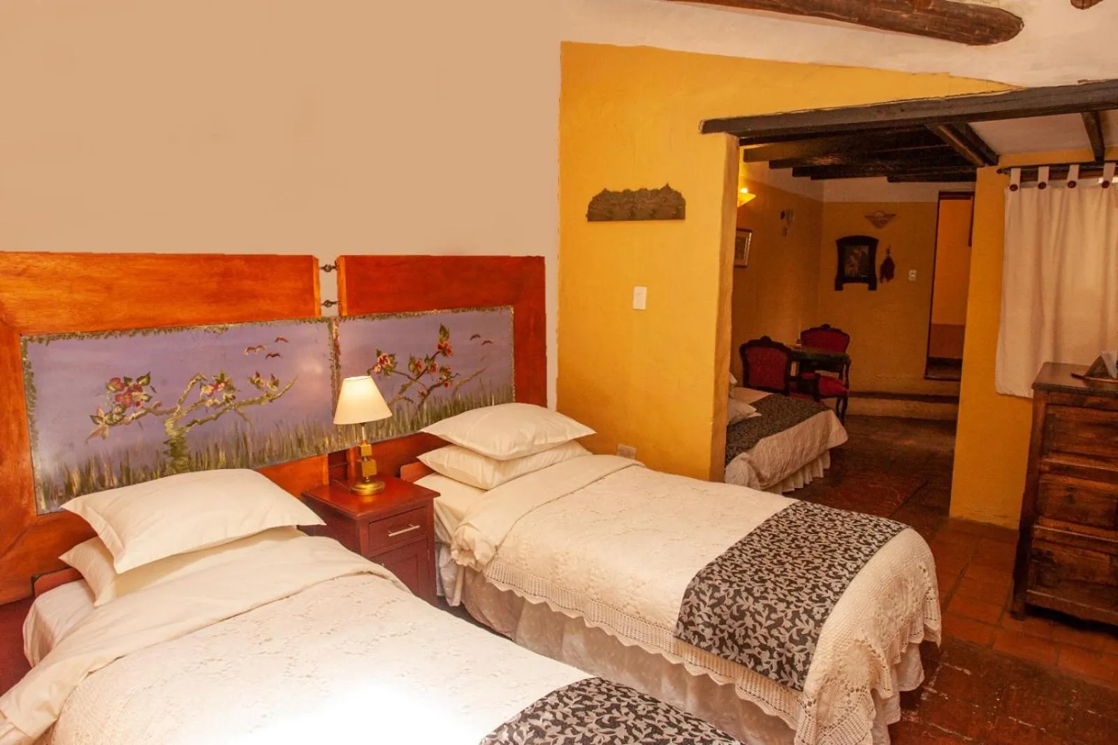 Bed in Hotel La Posada de San Antonio