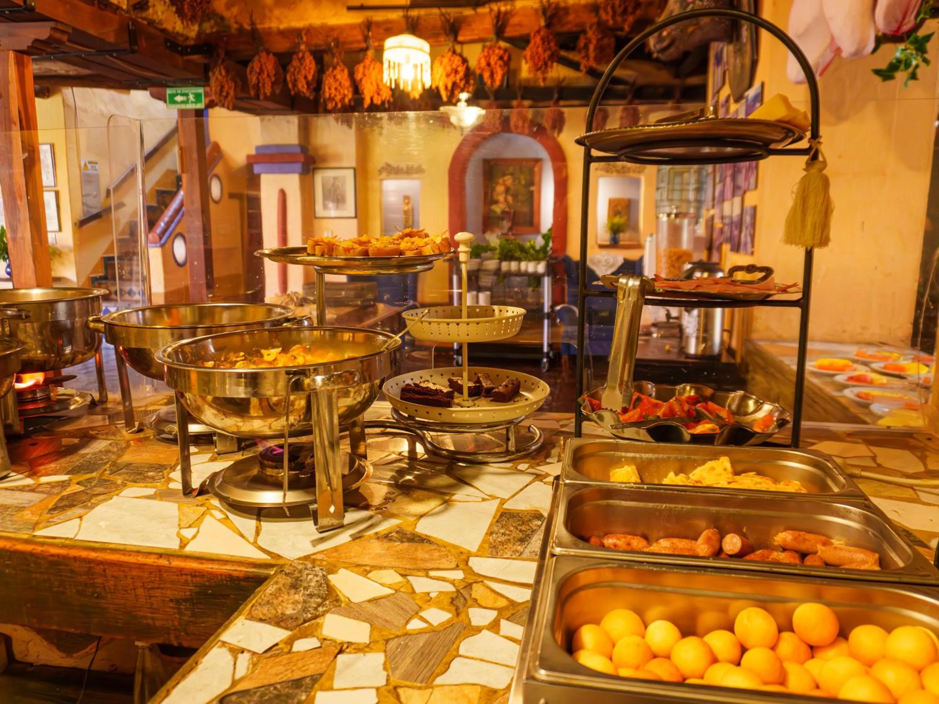 Breakfast in Hotel La Posada de San Antonio