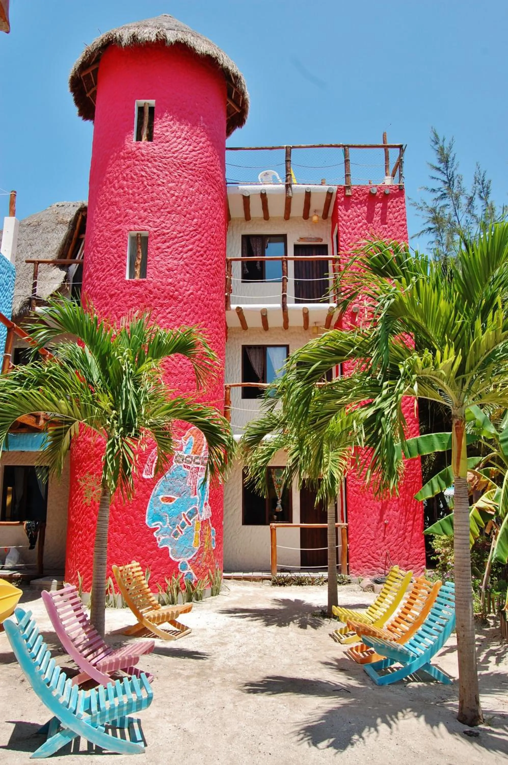 Property building in Tribu Hostel