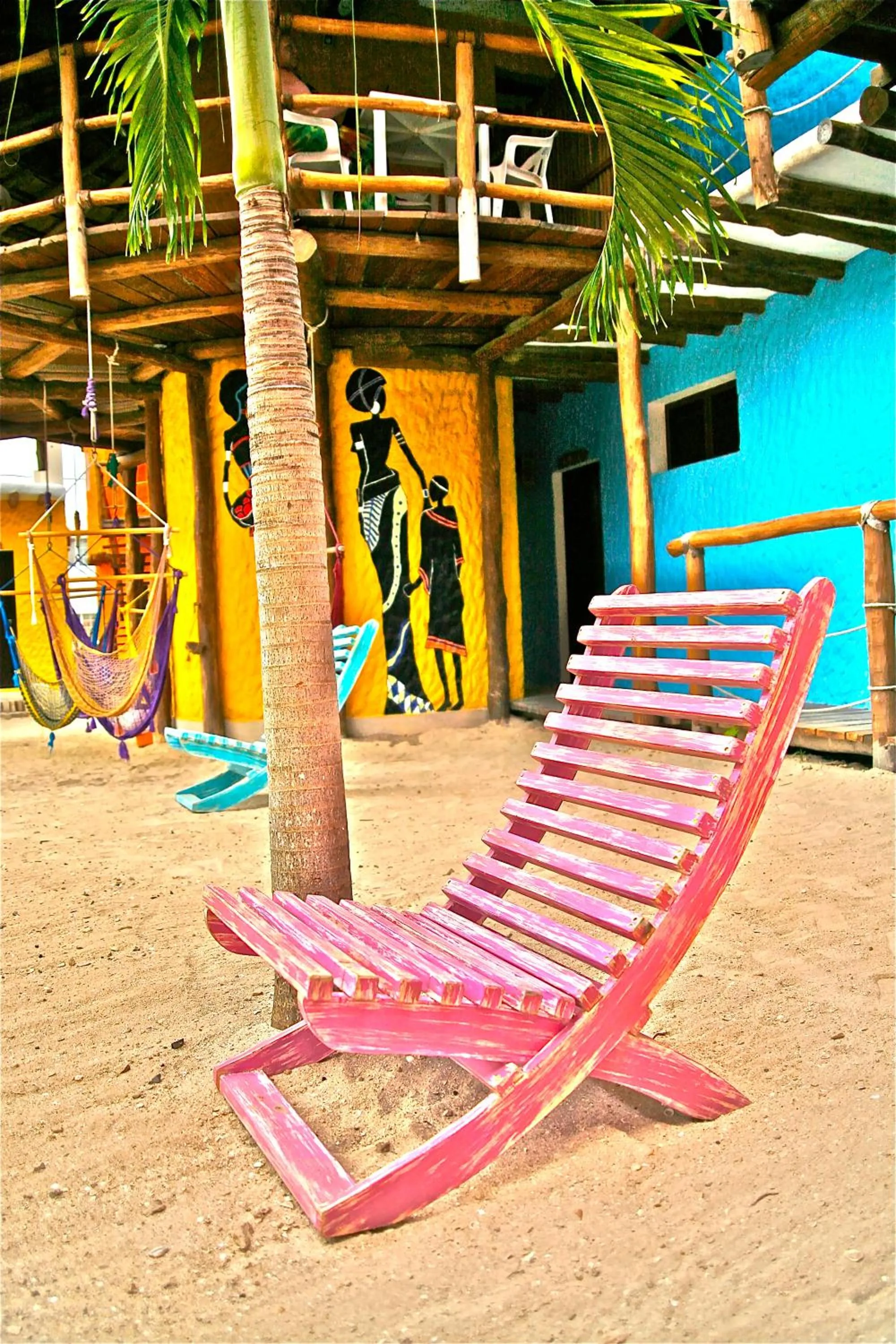 Garden in Tribu Hostel