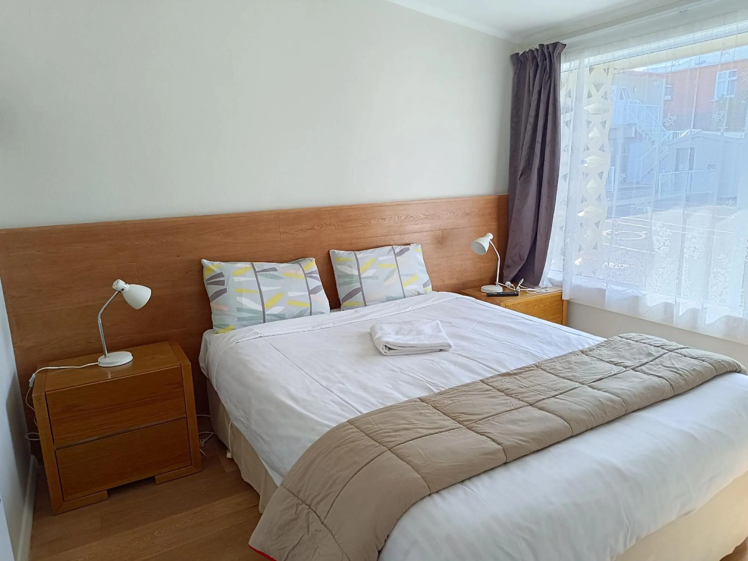 Bed in Bayfield Motel and Apartment