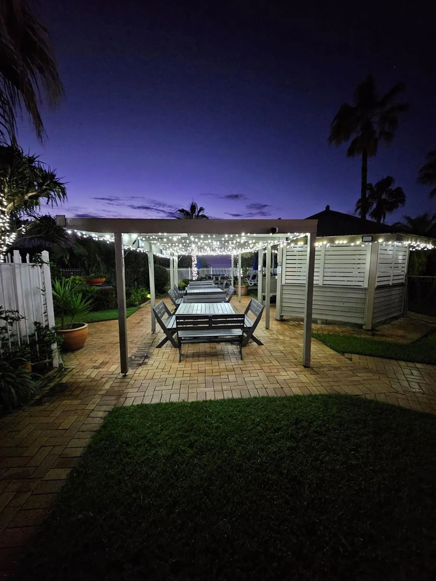 Night in 19th Avenue on the Beach